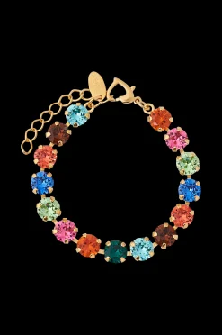 Dam Caroline Svedbom Armband Rainbow Bracelet Gold
