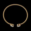 Dam Caroline Svedbom Armband Valentina Bracelet Gold Crystal