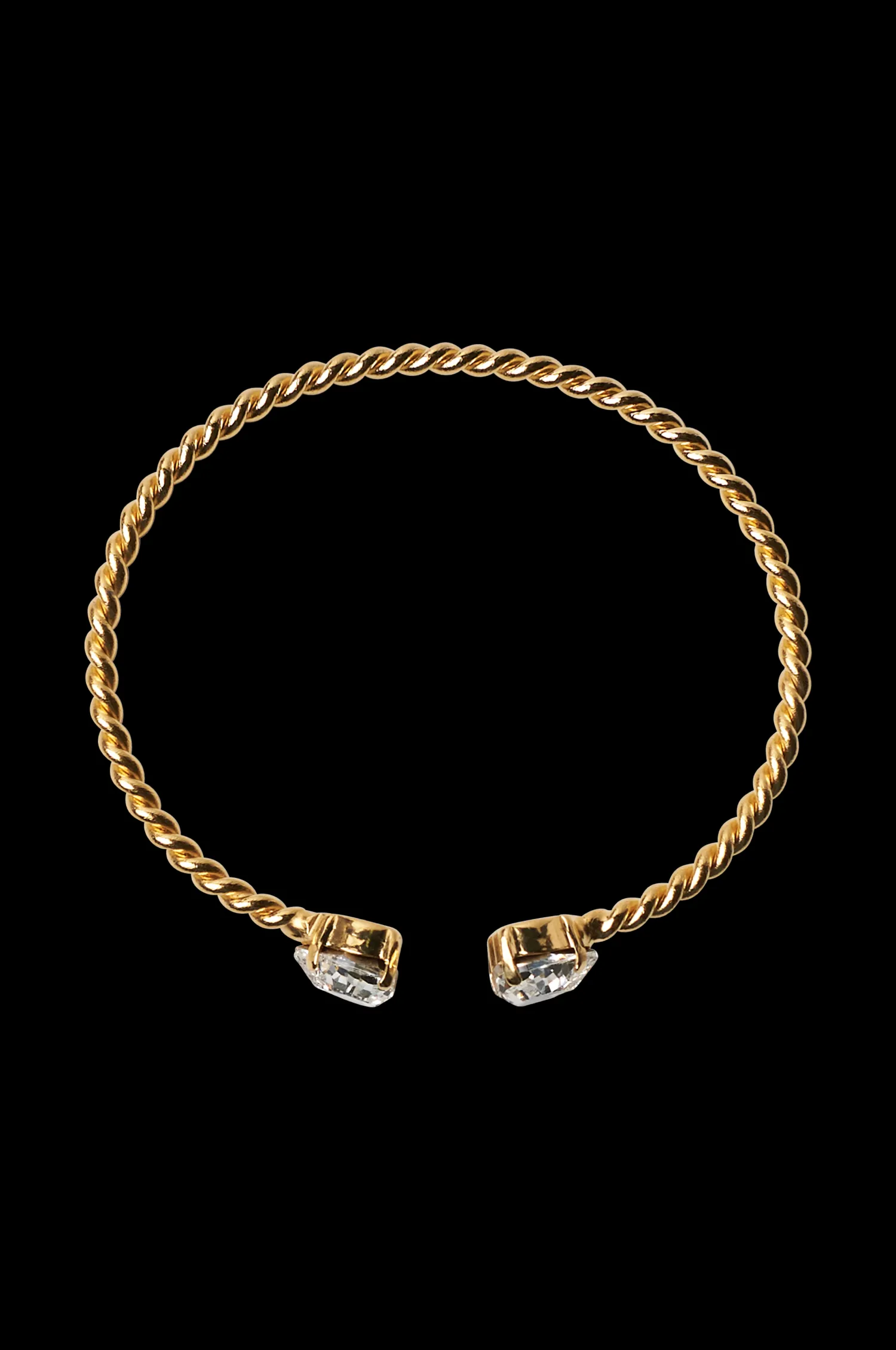 Dam Caroline Svedbom Armband Valentina Bracelet Gold Crystal
