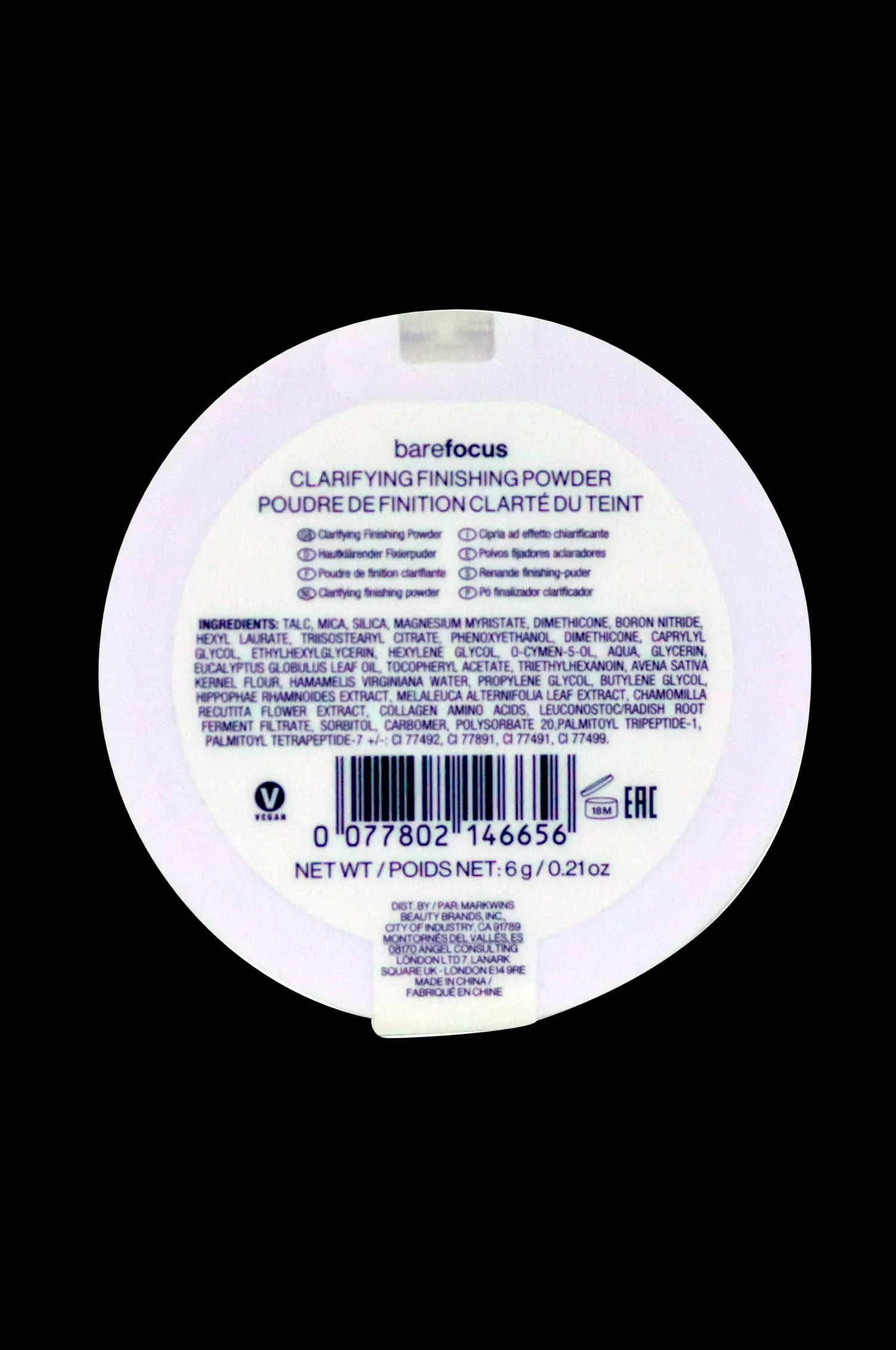 Wet n Wild Bare Focus Clarifying Powder