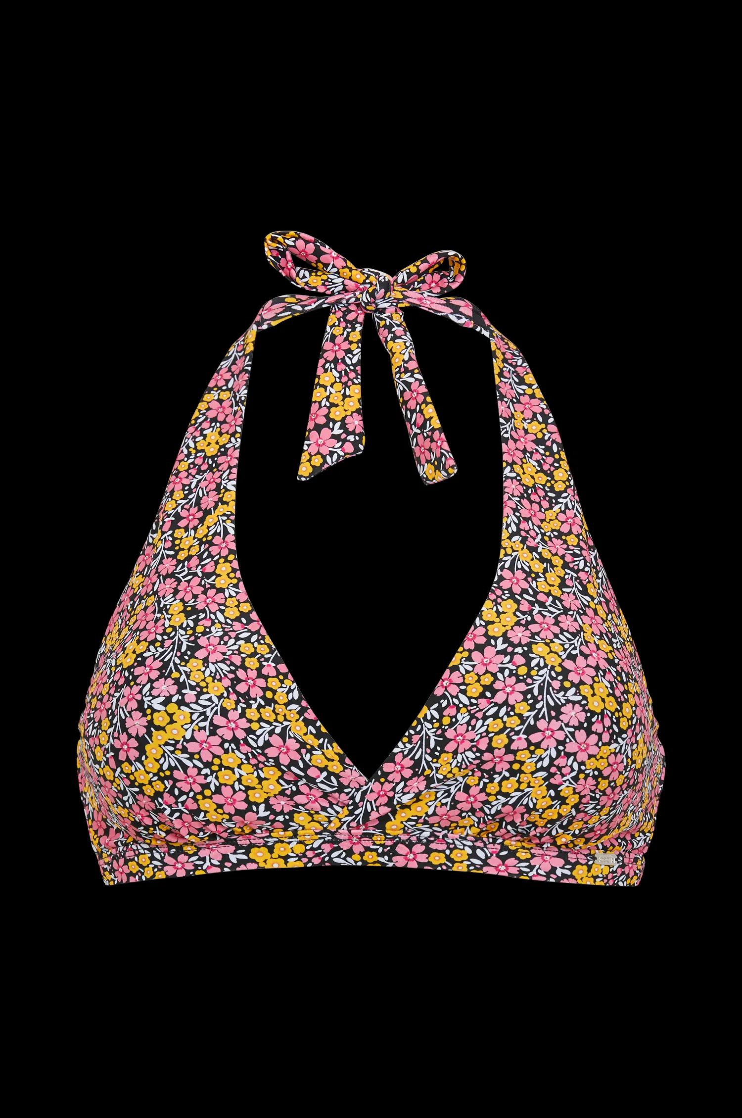 Dam Abecita Bikini-Bh Maui Halterneck Bikini Bra Black Printed