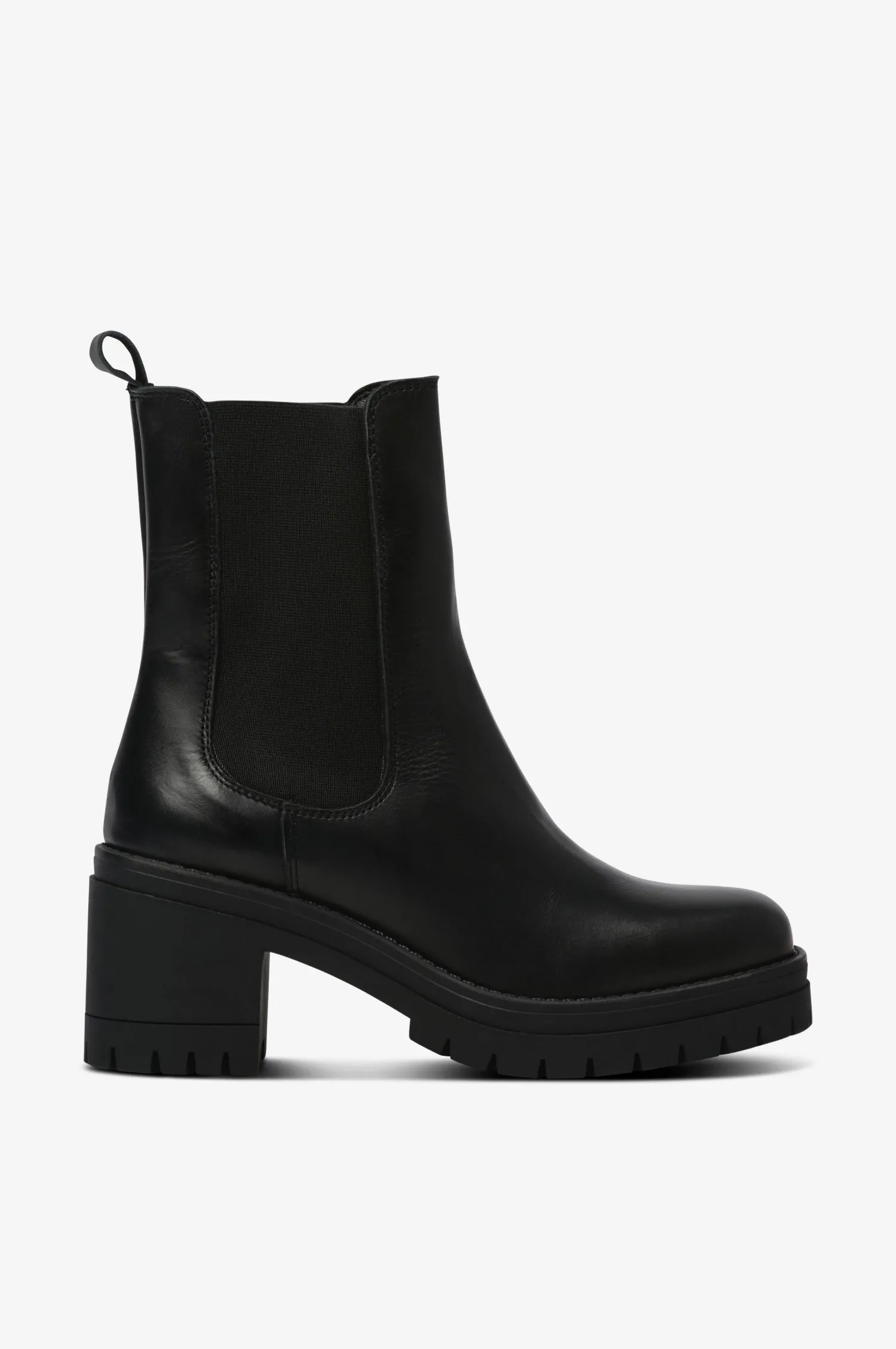Dam Duffy Boots Med Hog Klack