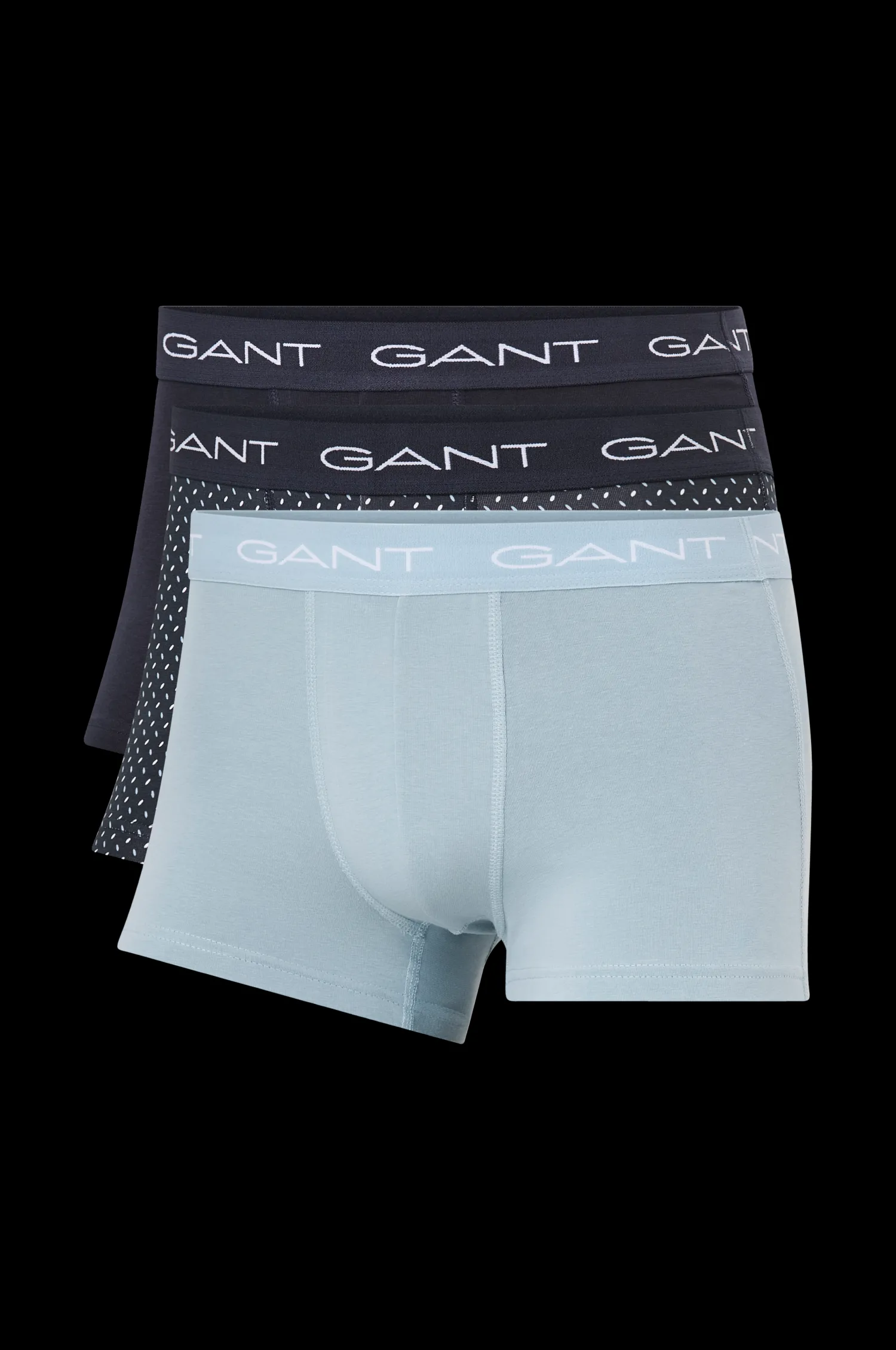 Gant Boxerkalsonger Microprint Trunk Gift Box 3-Pack Outlet