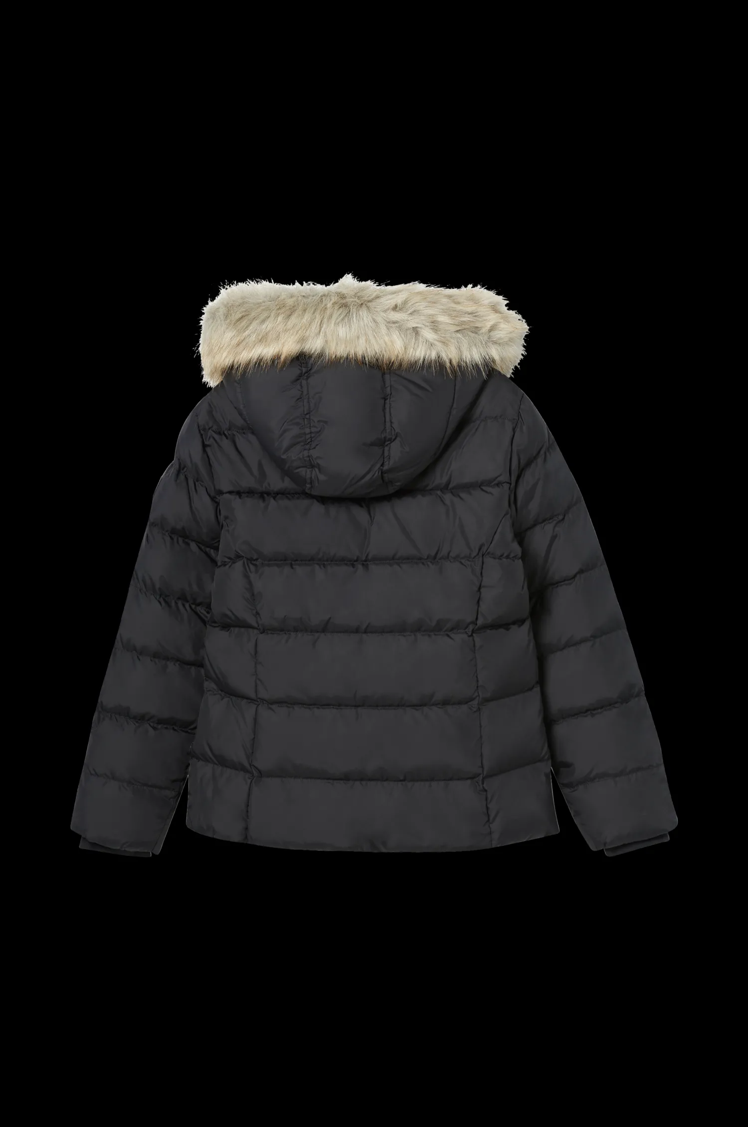 Tommy Hilfiger Dunjacka Essential Down Fur Hood Jacket New