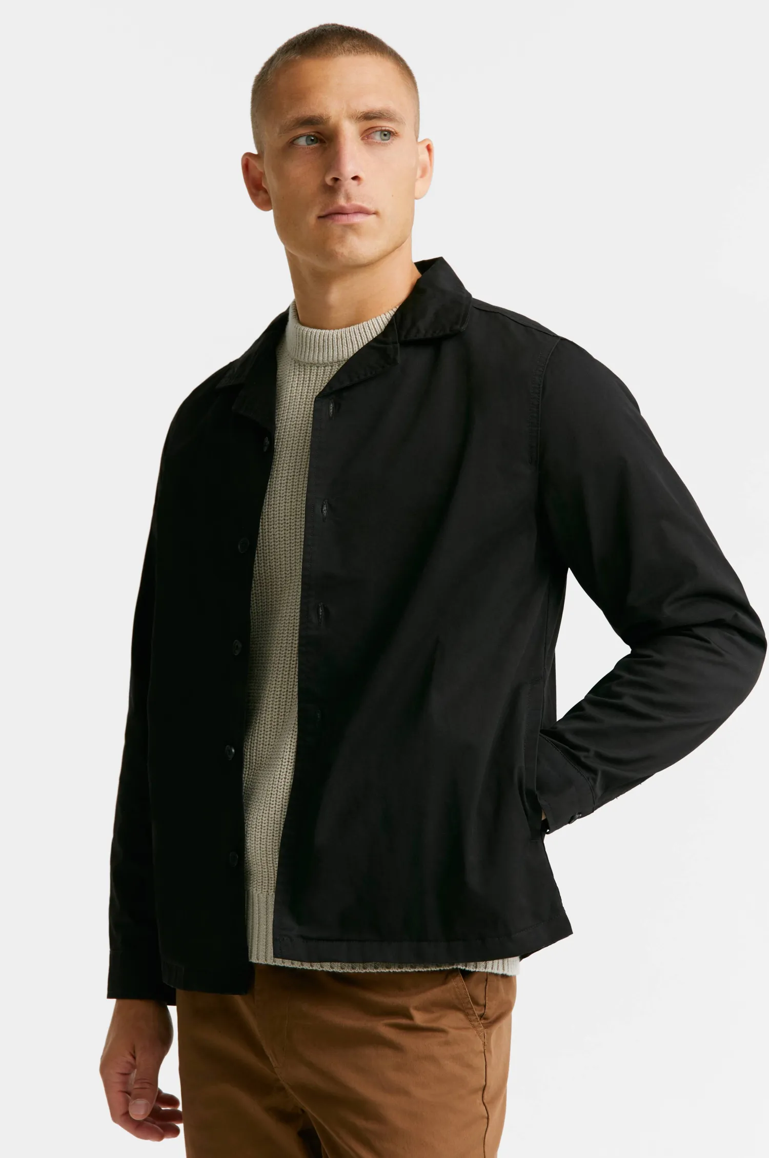 Studio Total Fine Twill Shirt Flash Sale