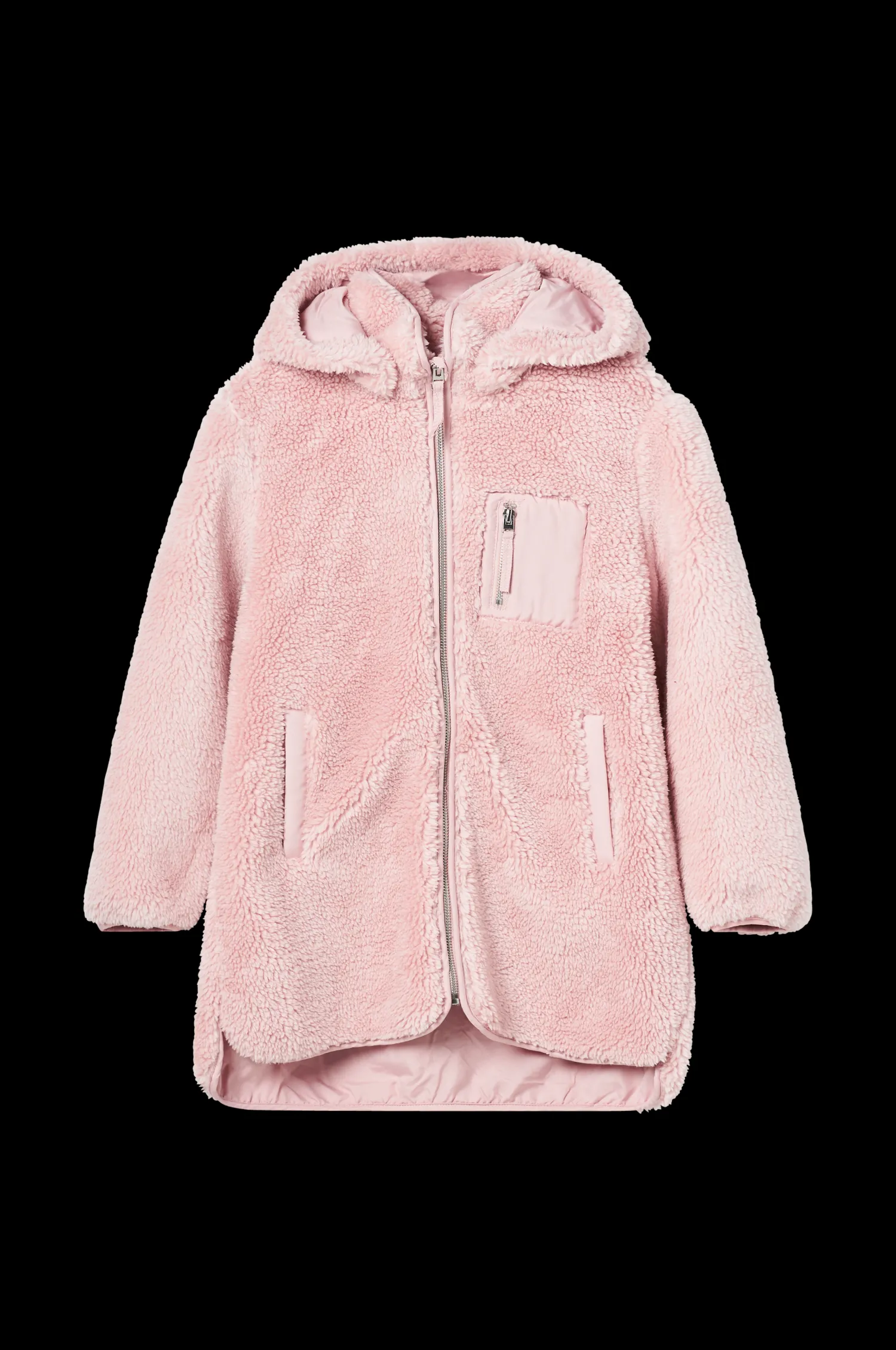 KIDS ONLY Fuskpalsjacka Kognewsascha Sherpa Hood Jacket Cheap