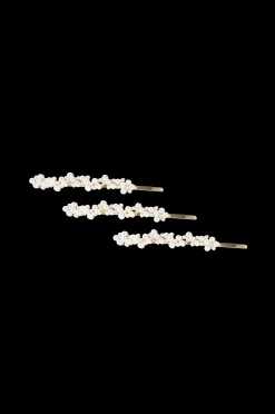 Dam Corinne Hairsliders Pearls 3-Pack
