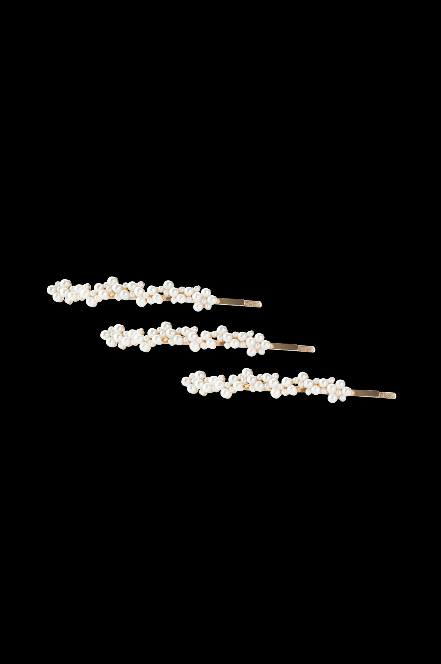 Dam Corinne Hairsliders Pearls 3-Pack