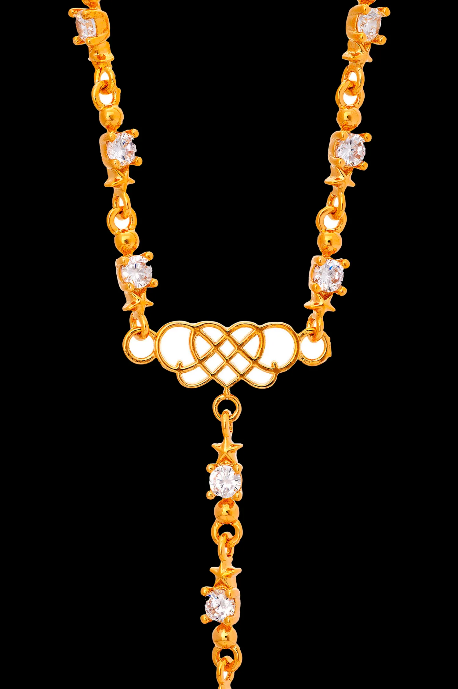 Dam Lily and Rose Halsband Miss Vera Necklace