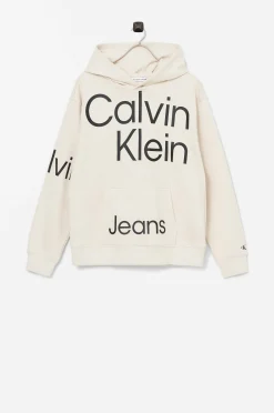 Calvin Klein Huvtroja Bold Institutional Logo Hoodie Sale