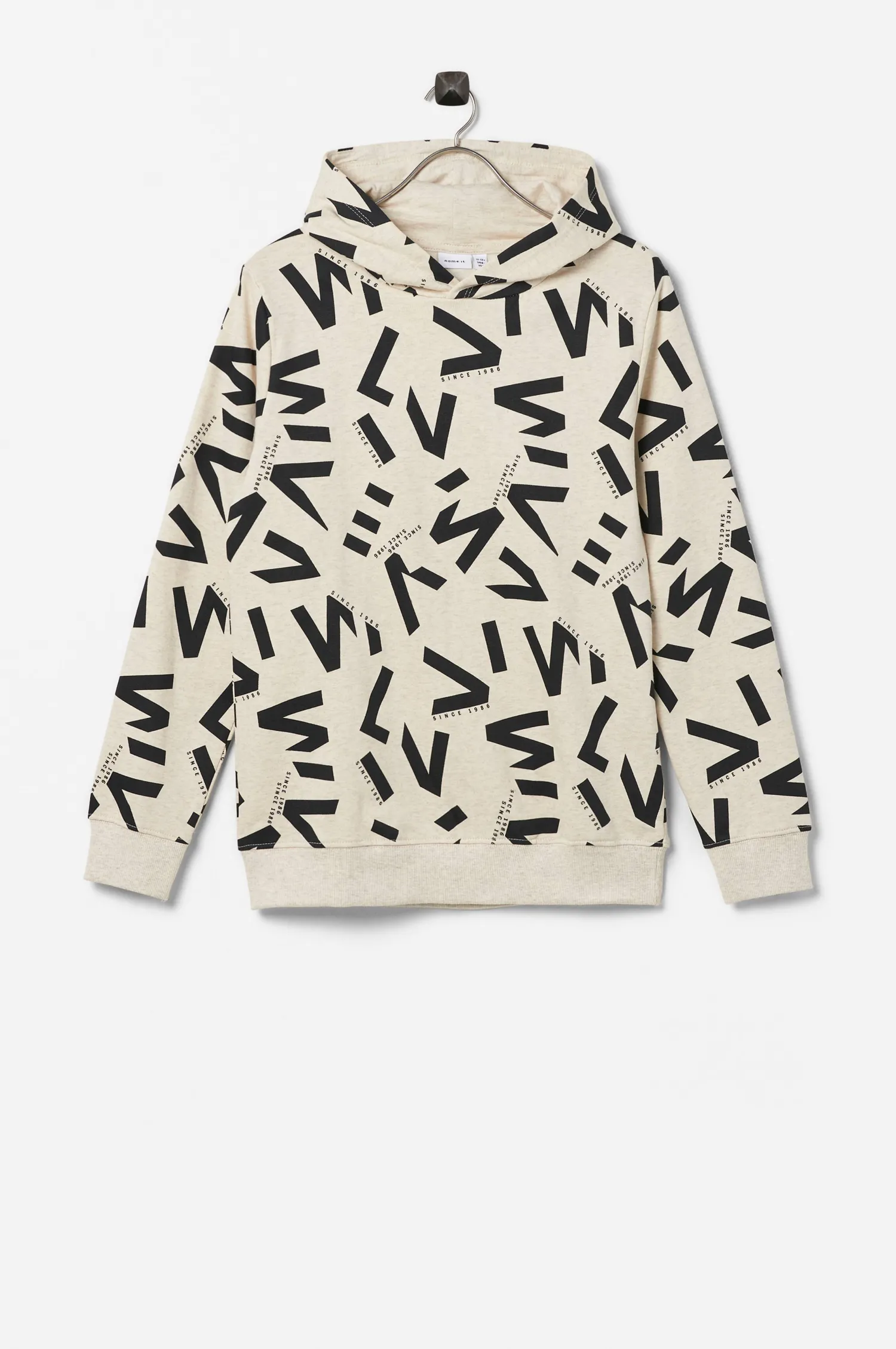 Name it Huvtroja Nkmodds Ls Sweat Wh Bru Box Store