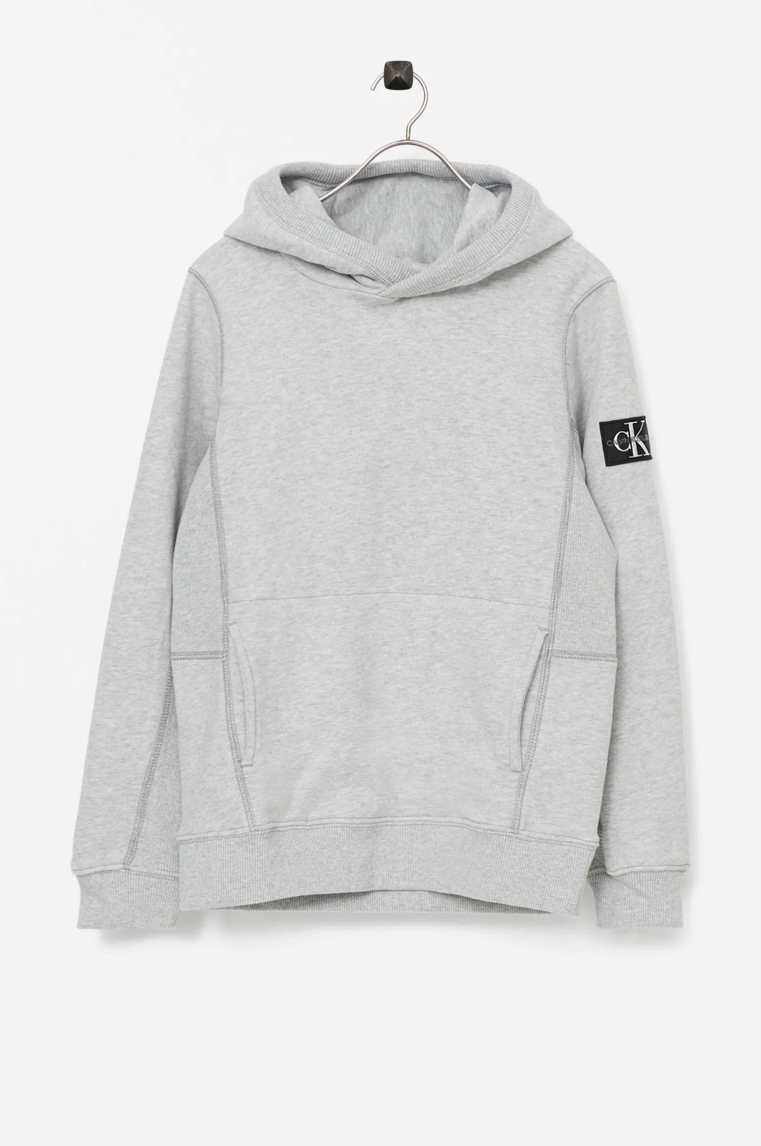 Calvin Klein Huvtroja Rib Blocking Badge Hoodie Cheap