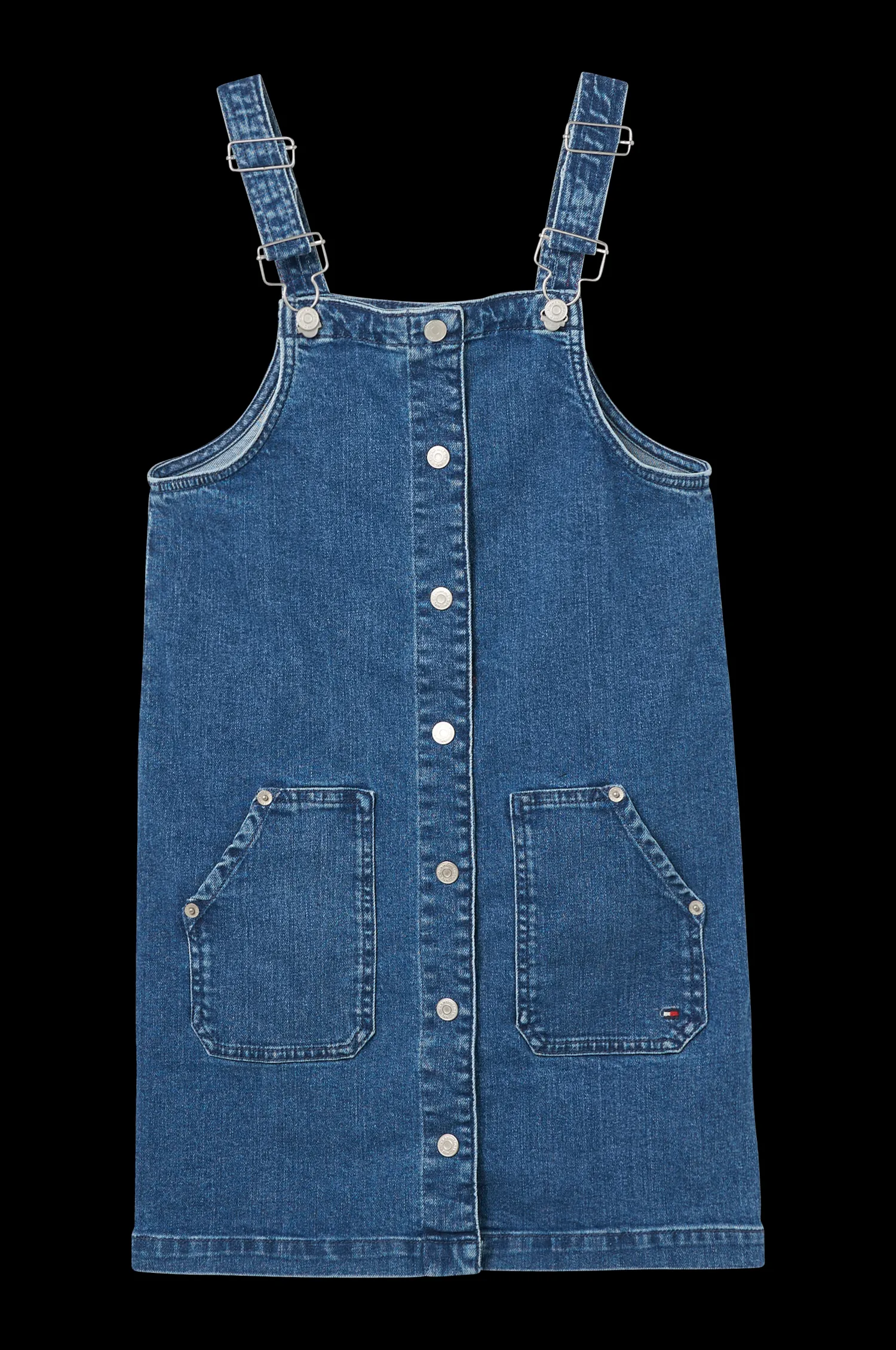 Tommy Hilfiger Jeansklanning Pinafore Denim Dress Store