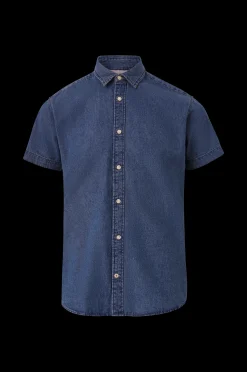 Jack & Jones Jeansskjorta Jjplain Kansas Denim Shirt Ss Sale