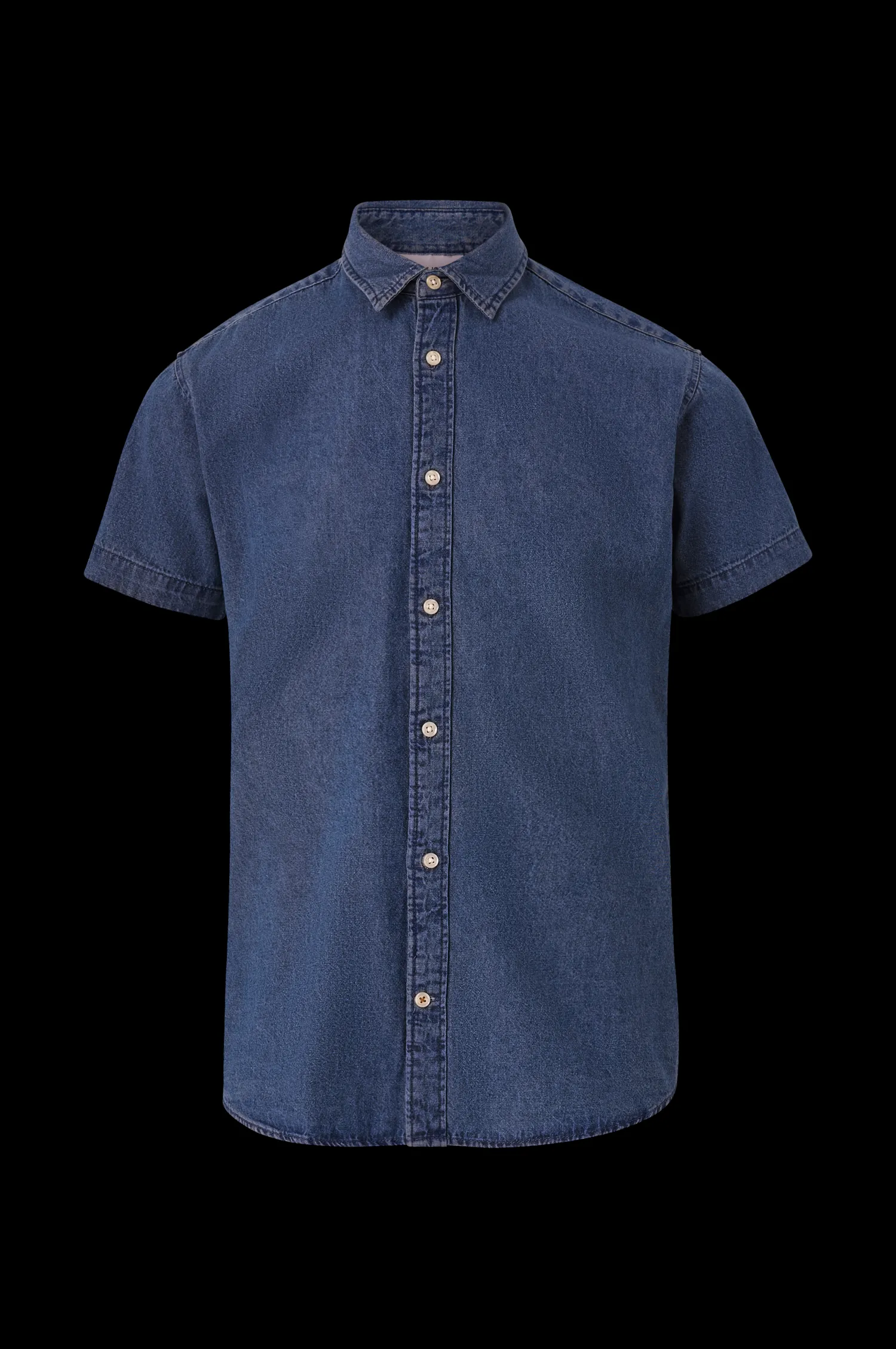 Jack & Jones Jeansskjorta Jjplain Kansas Denim Shirt Ss Sale