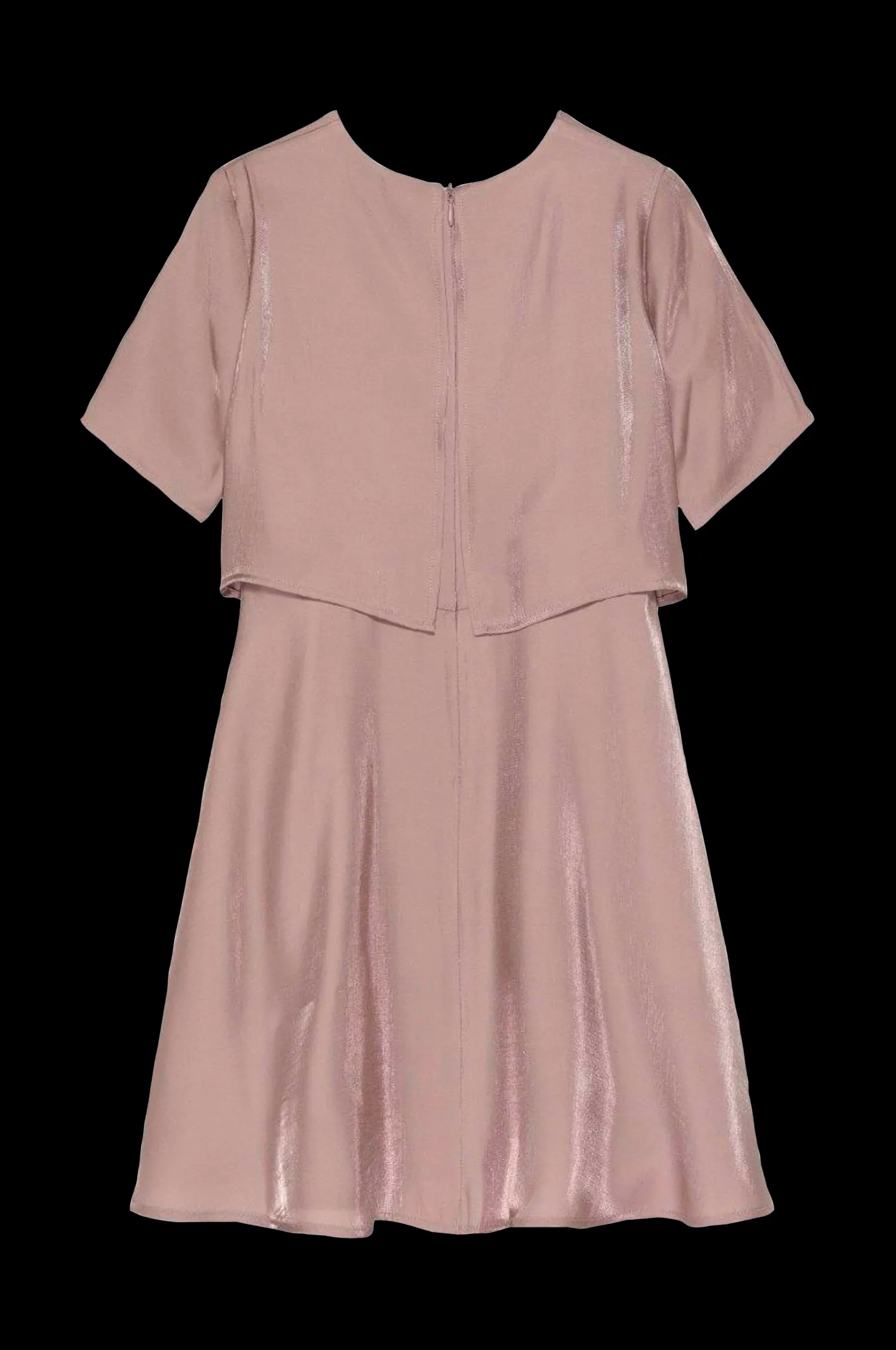 Calvin Klein Klanning Metallic Shine Ss Dressess Clearance