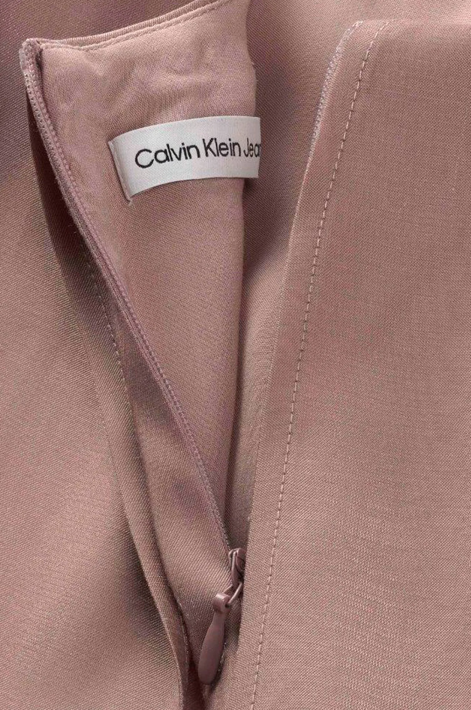 Calvin Klein Klanning Metallic Shine Ss Dressess Clearance