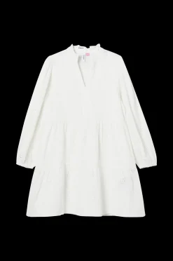 Vero Moda Klanning Vmmaja Ls Broderie Dress Wvn Girl Discount