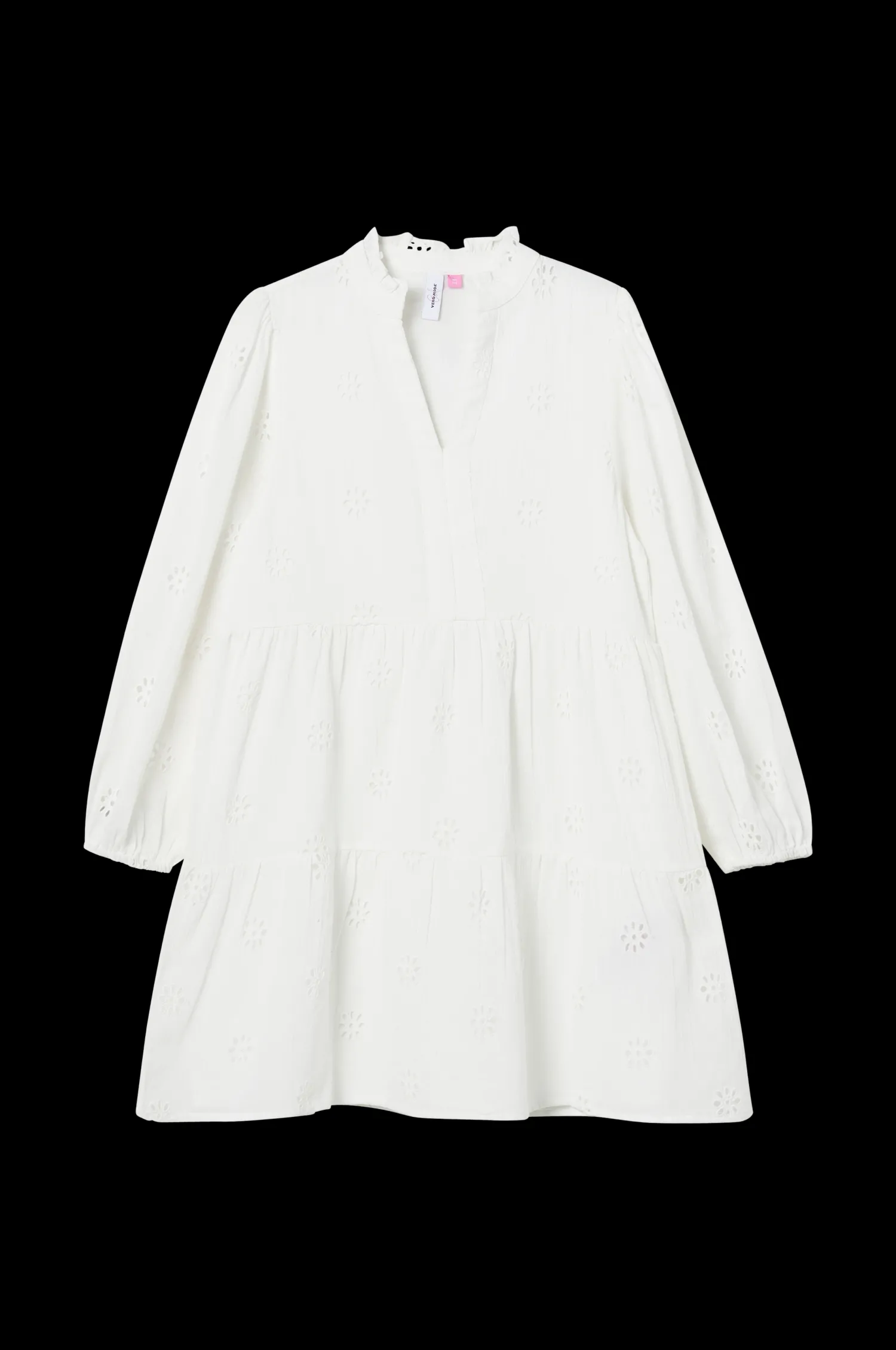 Vero Moda Klanning Vmmaja Ls Broderie Dress Wvn Girl Discount