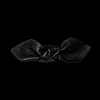 Dam Corinne Leather Bow Big Hair Tie