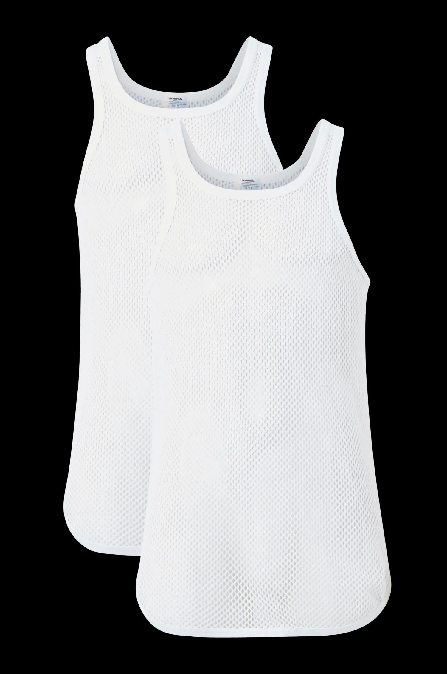 Resteröds Linne Net Singlet Cotton 2-Pack Discount