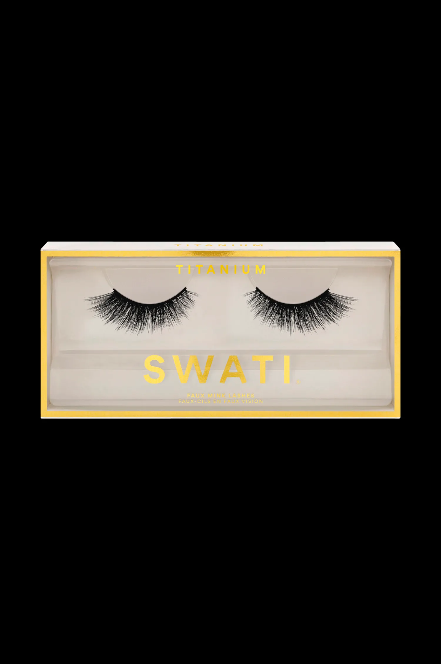 SWATI Cosmetics LosÖgonfransar Titanium Faux Mink Lashes