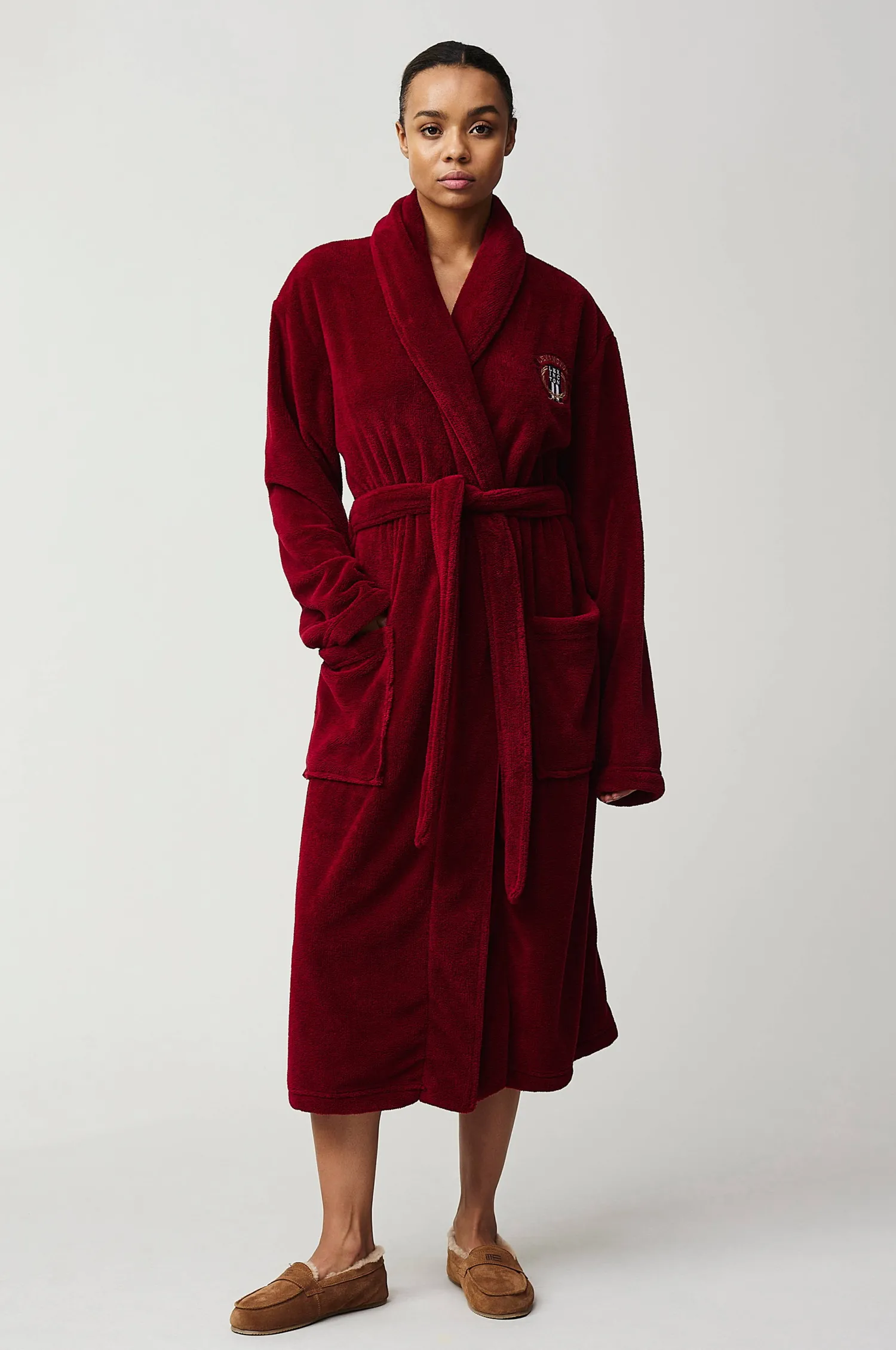 Lexington Morgonrock Lesley Fleece Robe Best Sale