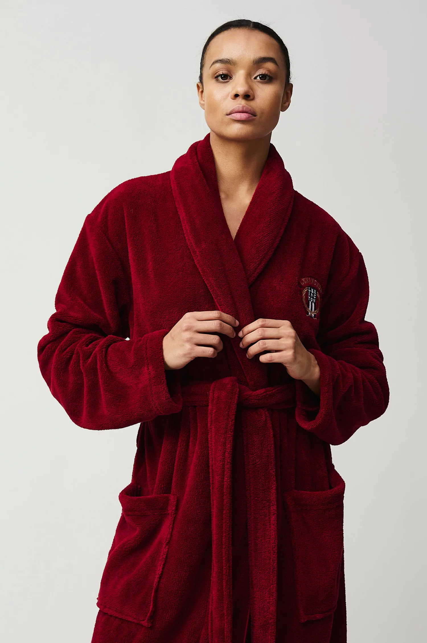 Lexington Morgonrock Lesley Fleece Robe Best Sale