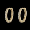 Dam Snö of Sweden Orhangen Hanni Small Ring Earring Gold