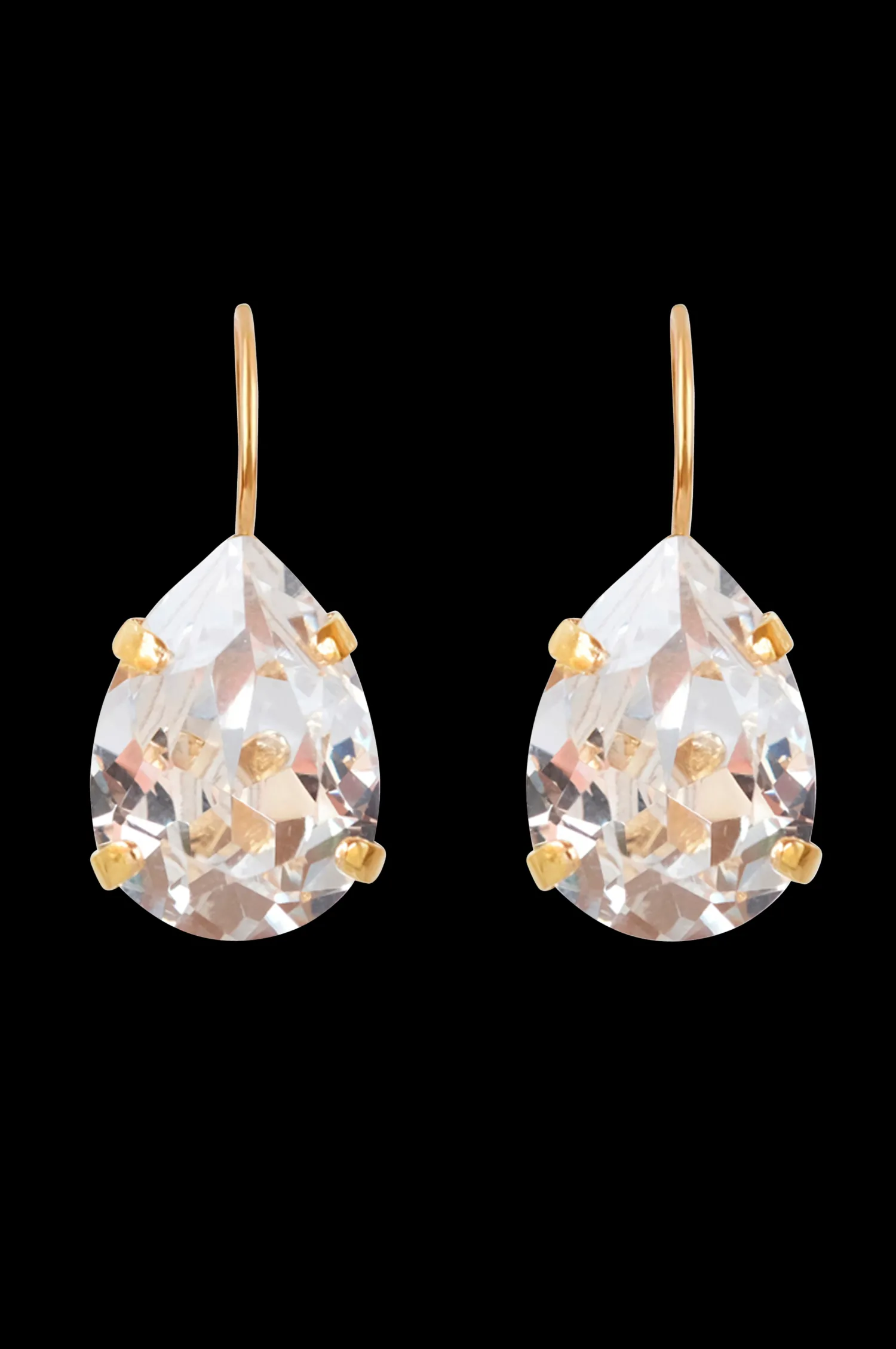 Dam Caroline Svedbom Orhangen Mini Drop Clasp Earring Gold