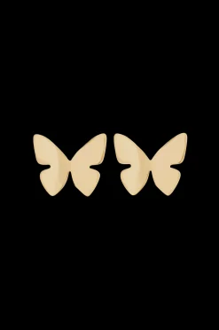 Dam Edblad Orhangen Papillon Studs Gold