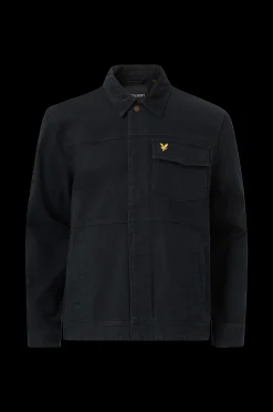 Lyle & Scott Overshirt Cord Collar Trucker Shop