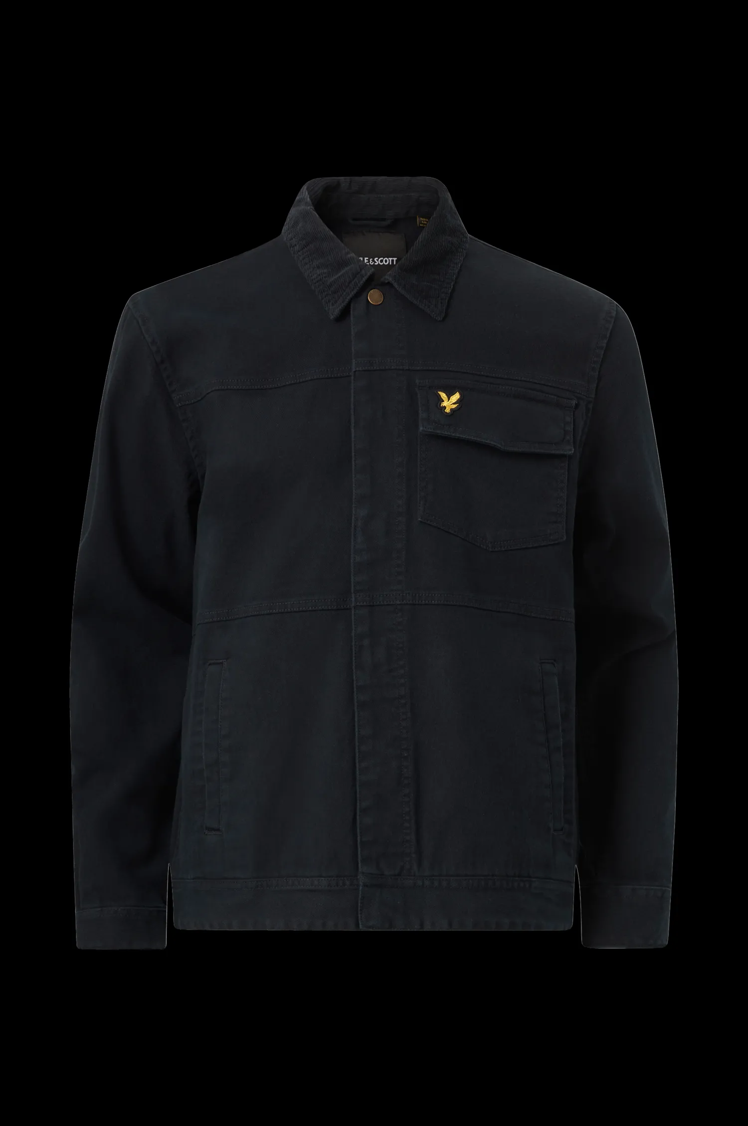 Lyle & Scott Overshirt Cord Collar Trucker Shop
