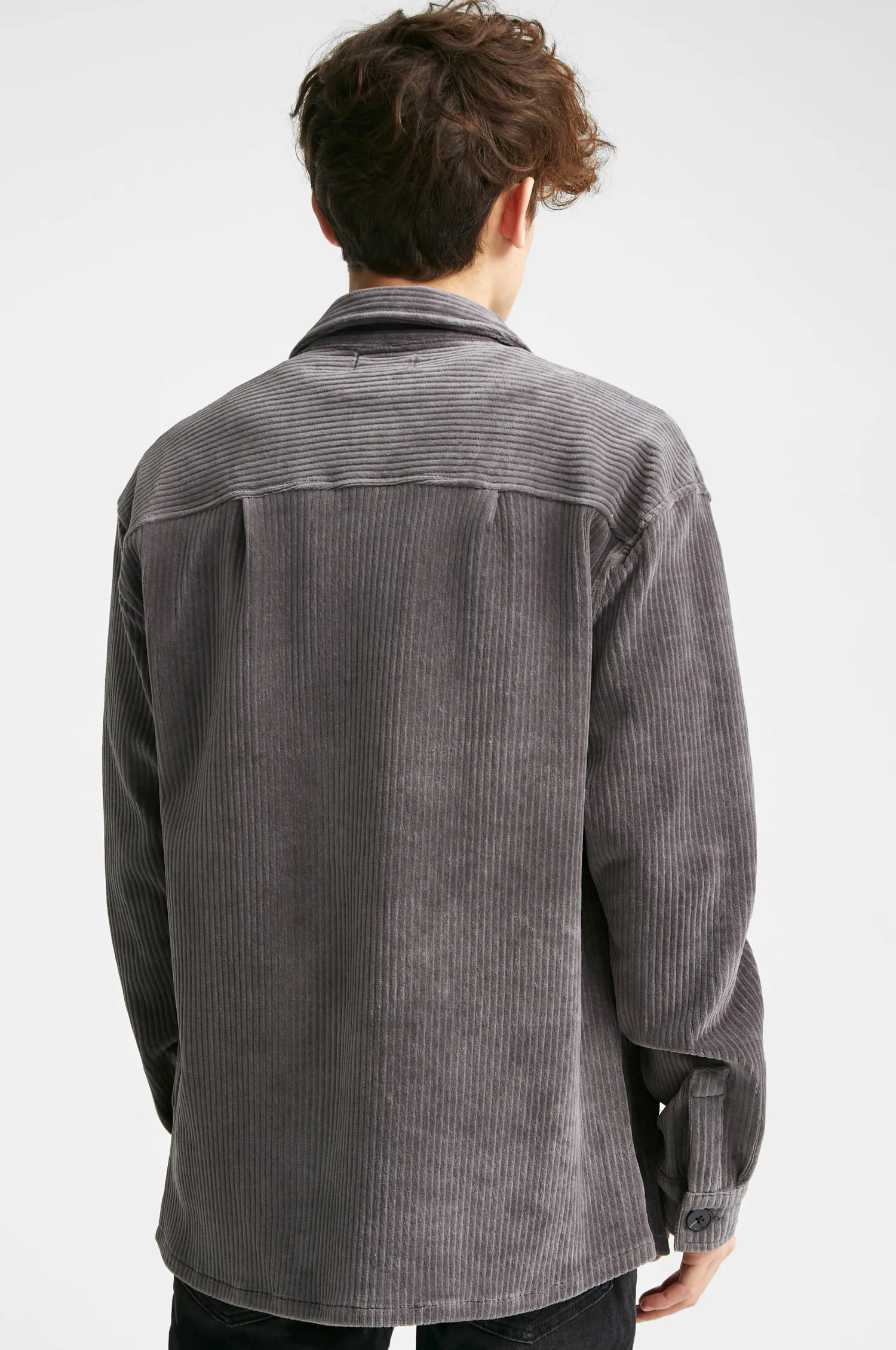 Studio Total Overshirt Relaxed Soft Cord Overshirt Cheap