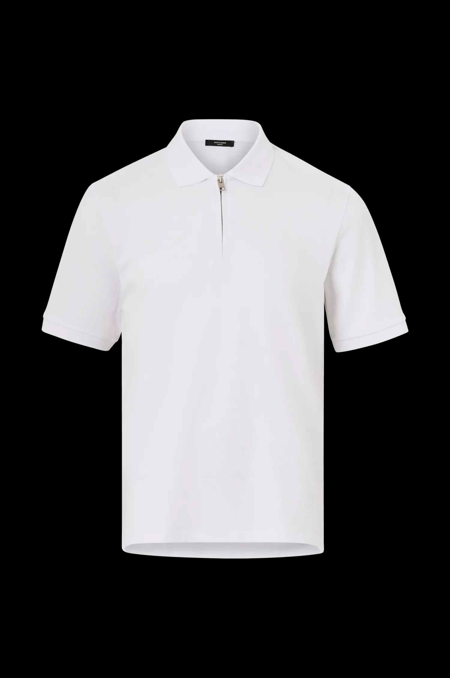 Jack & Jones Piketroja Jprblascott Zip Ss Polo New