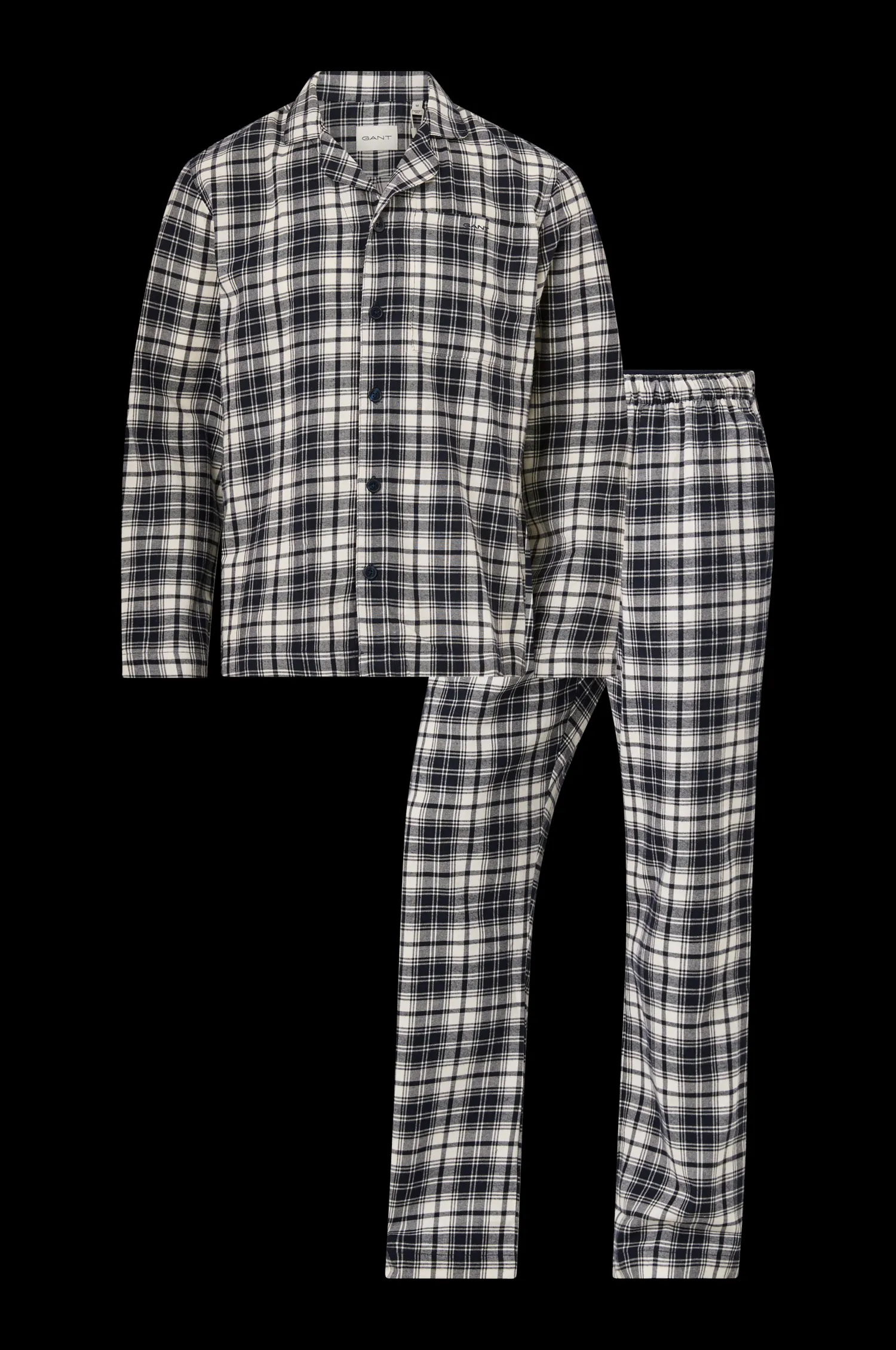 Gant Pyjamas Flannel Pj Set Pants And Shirt Gb Best