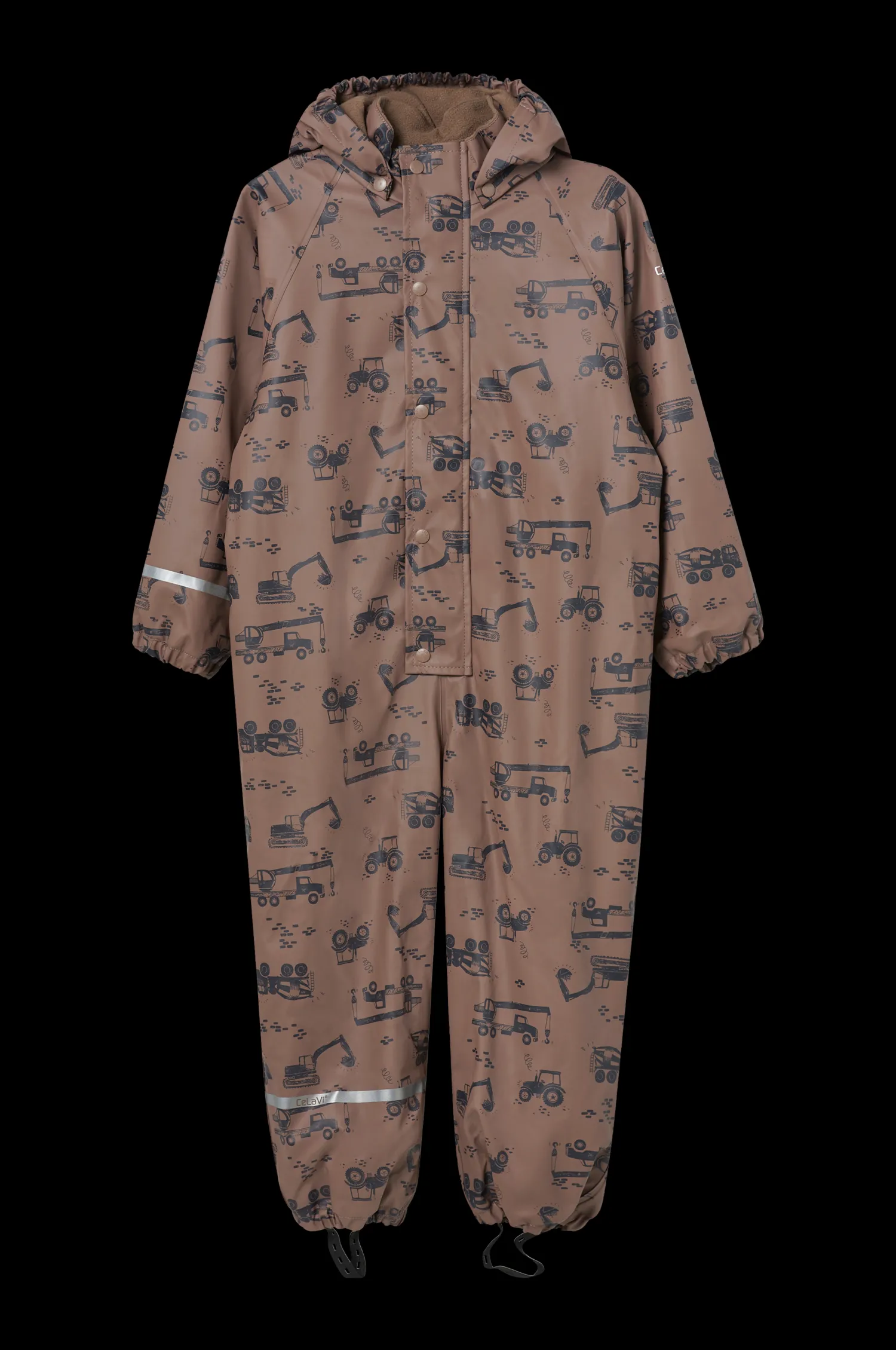 CeLaVi Regnoverall Rainwear Suit Aop W. Fleece Store