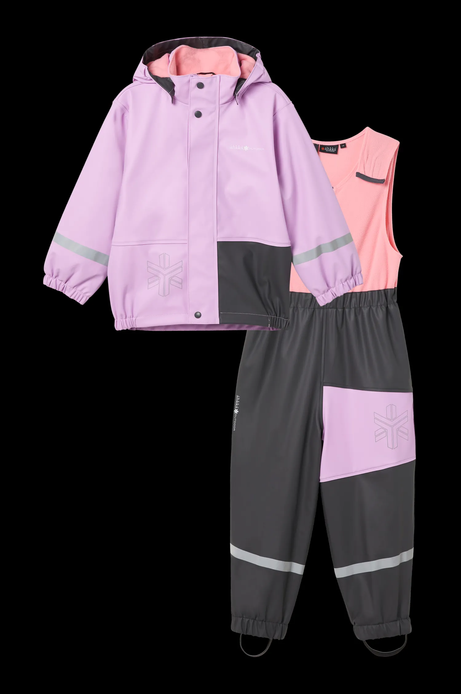 Áhkká Regnset Pu Set Fleece Lined Store