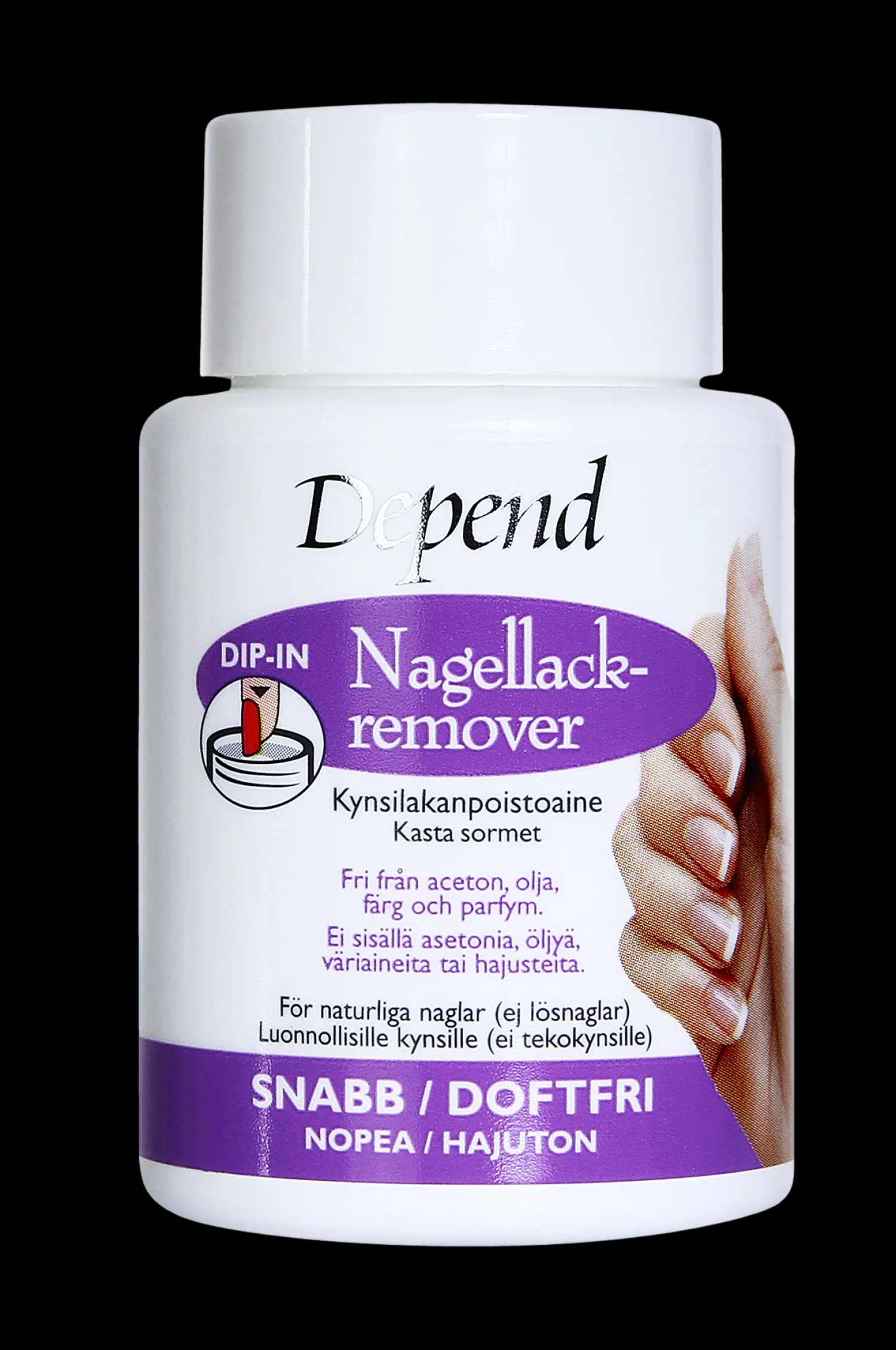 Depend Remover Dip-In Lila 75Ml