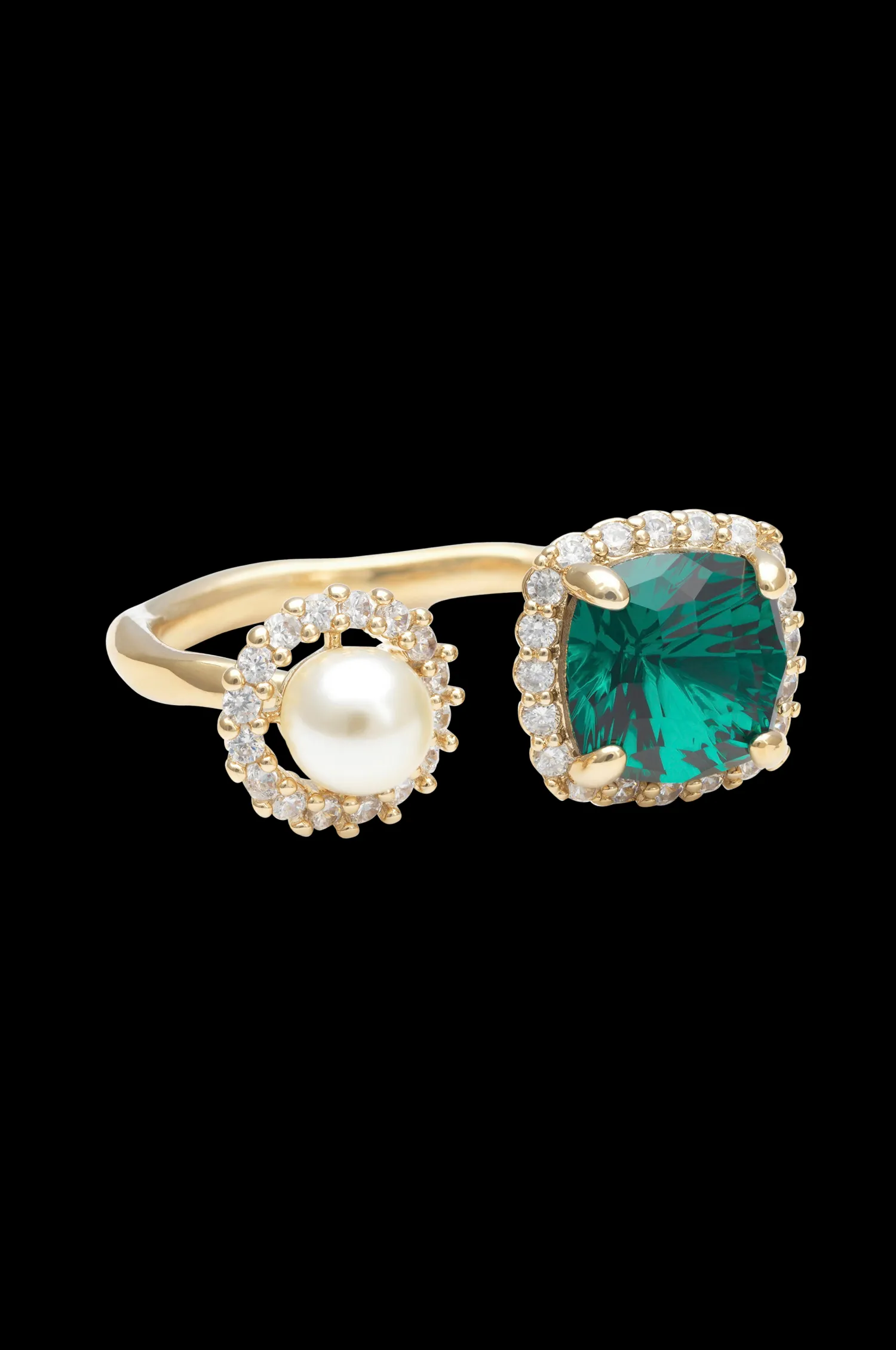Dam Lily and Rose Ring Colette Ring