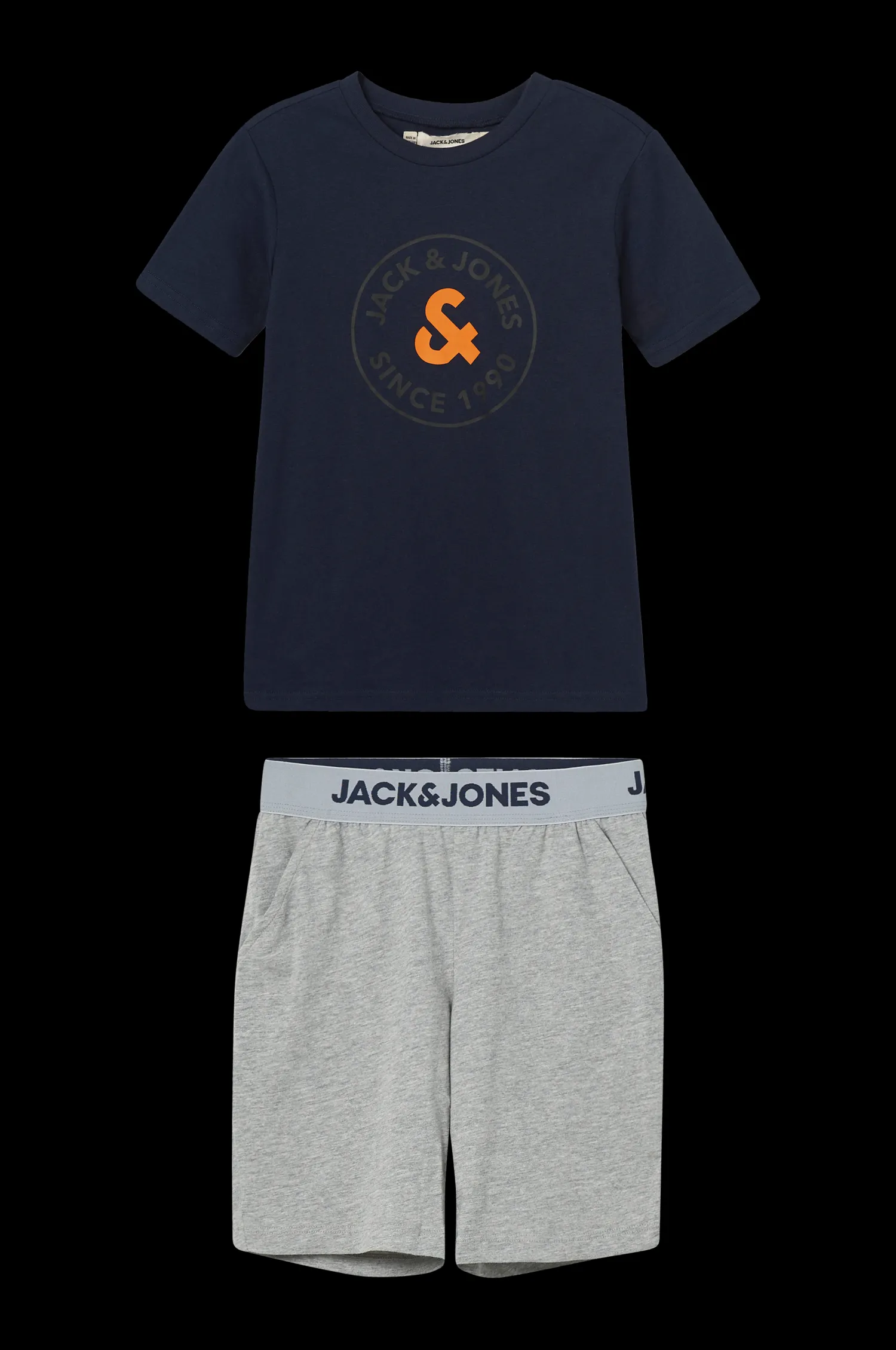 Jack & Jones Set Jacaaron Ss Tee And Shorts Set Jnr Cheap