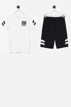 Ellos Set Zac Med T-Shirt Och Shorts Hot