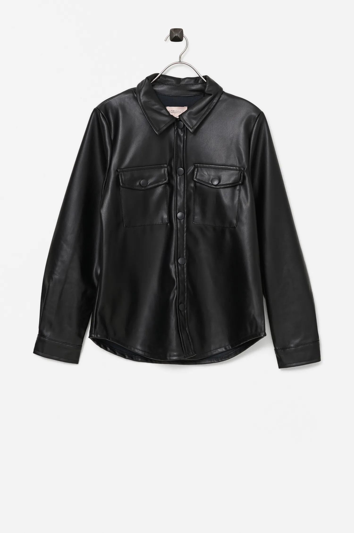 KIDS ONLY Skjorta Konruma L/S Faux Leather Shirt Pnt Best Sale