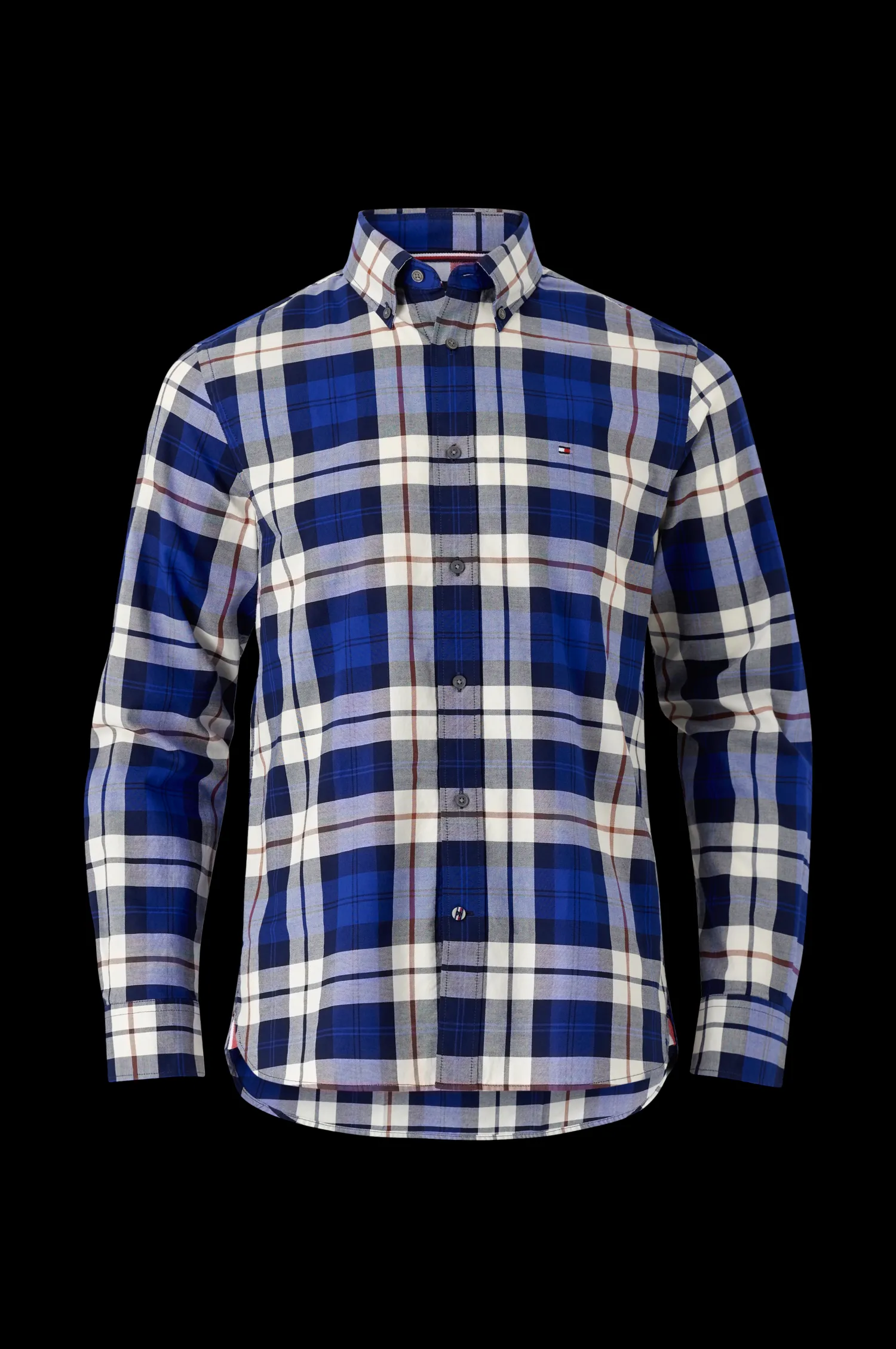 Tommy Hilfiger Skjorta Oxford Blackwatch Rf Shirt Shop