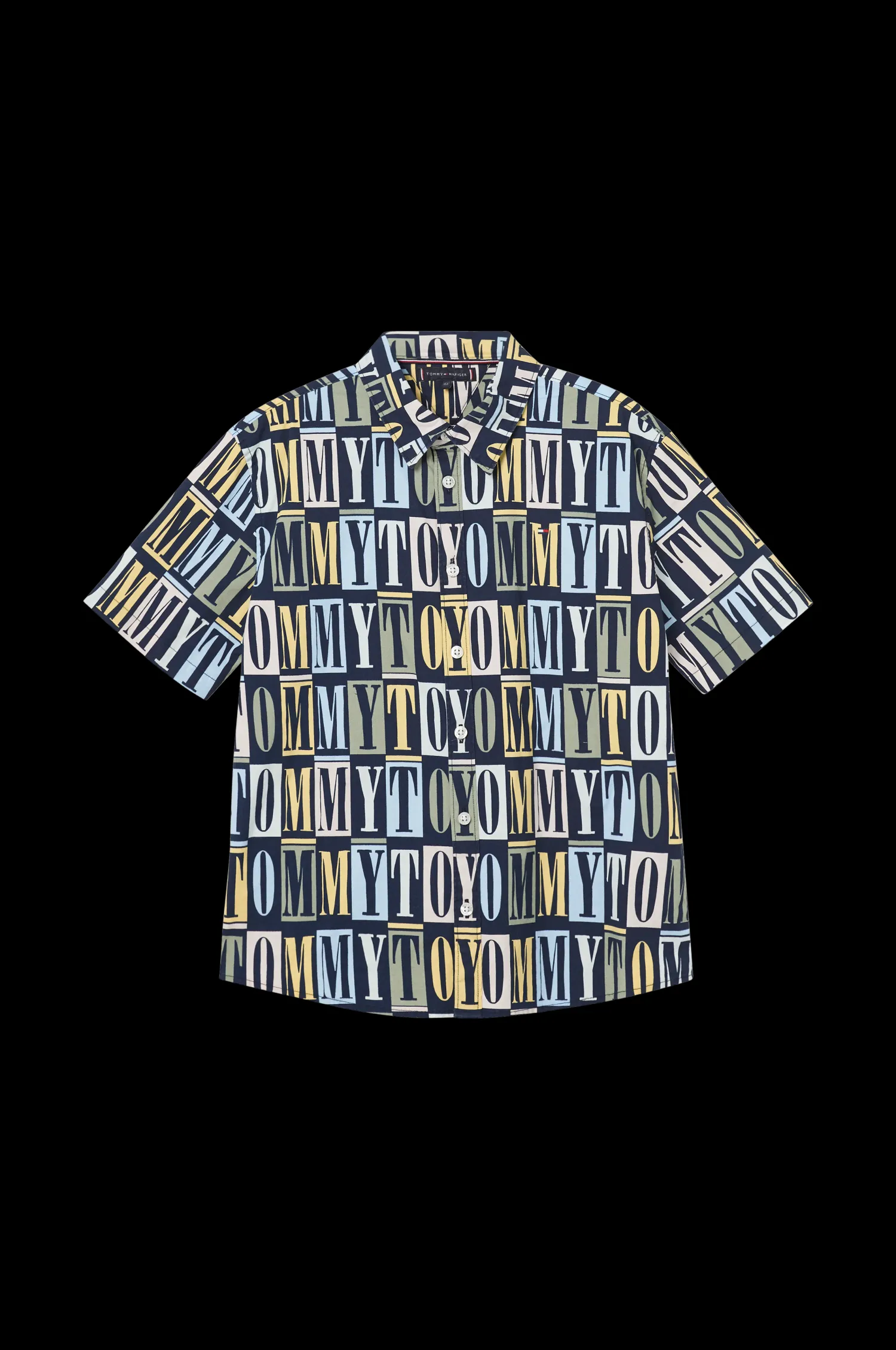 Tommy Hilfiger Skjorta Tommy Aop Shirt Ss Store