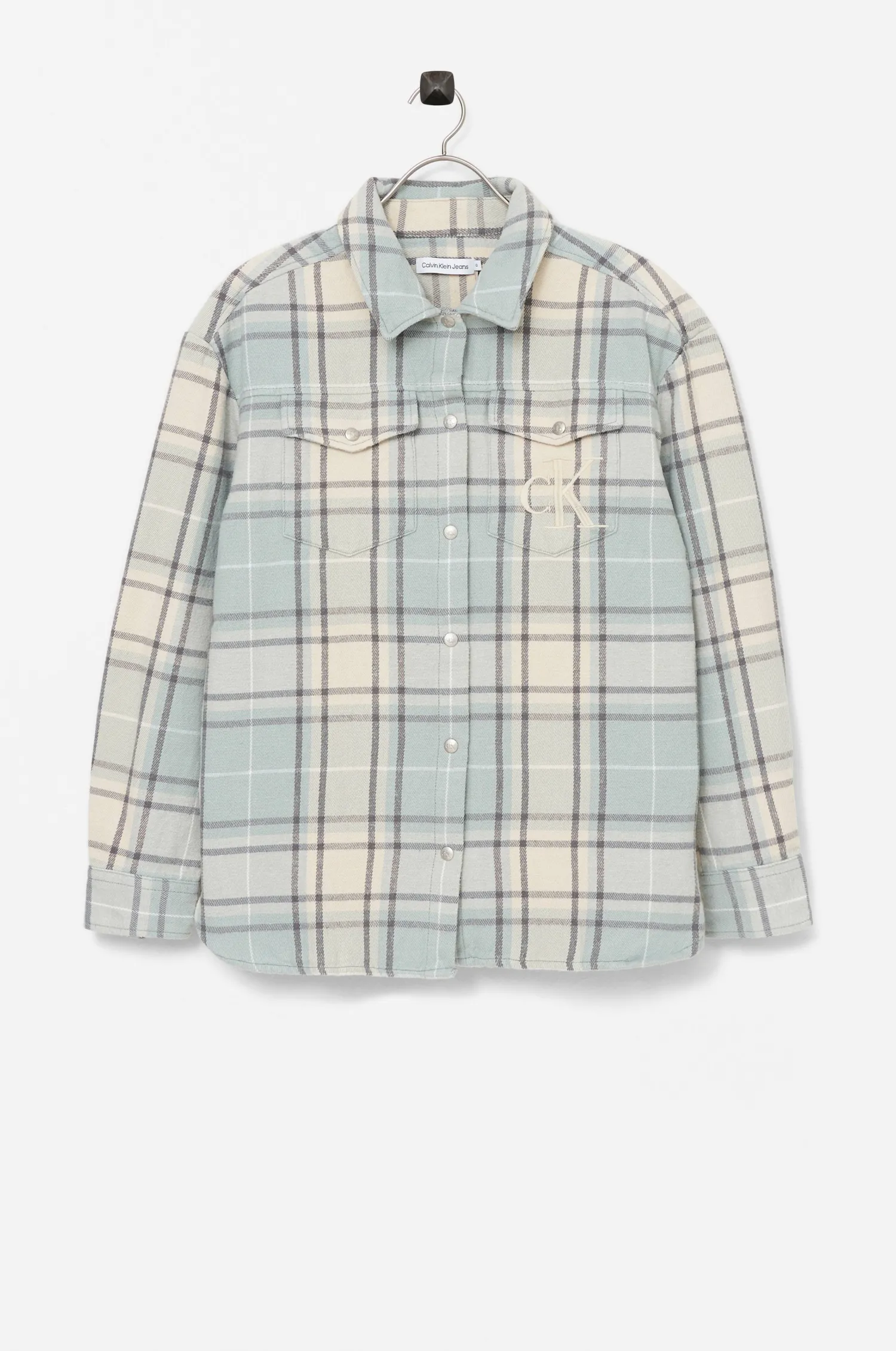Calvin Klein Skjortjacka Check Overshirt Hot