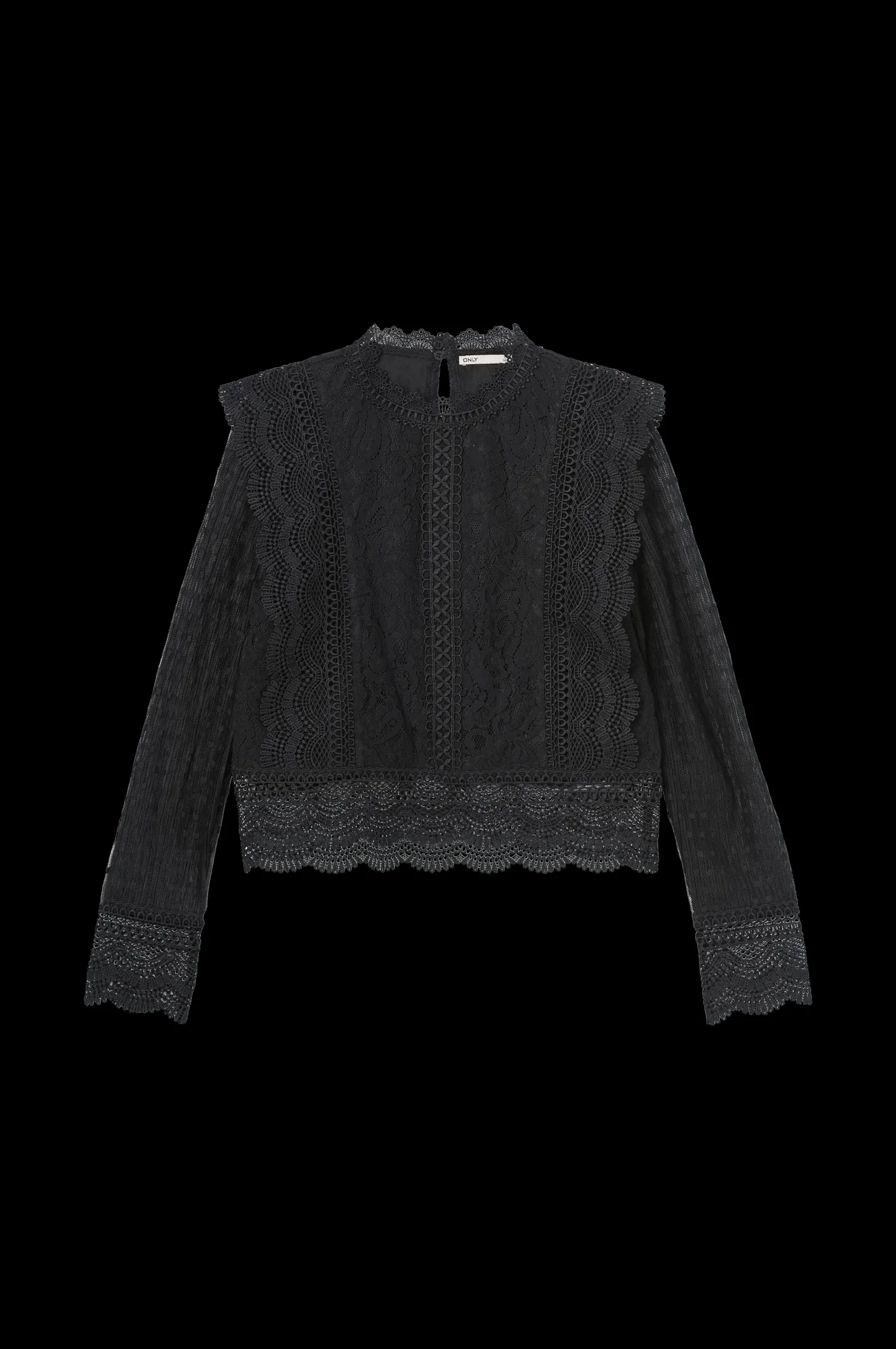 KIDS ONLY Spetsblus Kogeliana Ls Lace Top Wvn Best Sale