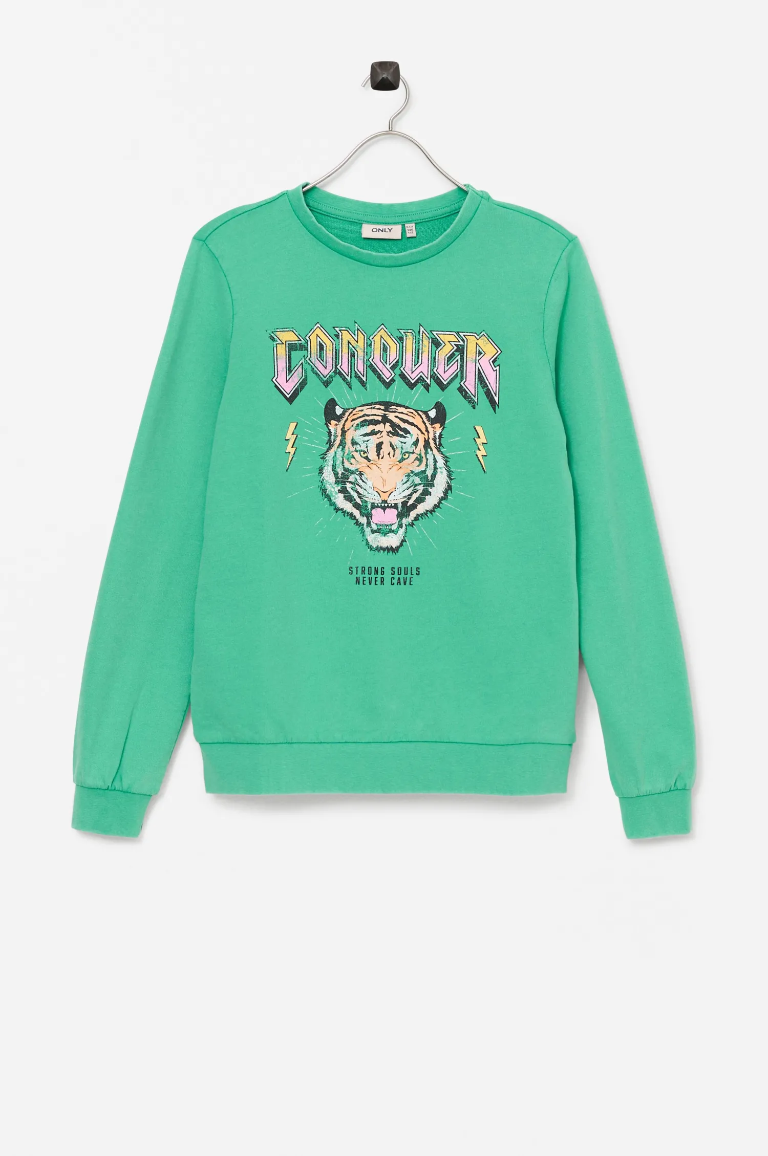 KIDS ONLY Sweatshirt Koglucinda L/S Tiger Box Ub Swt Fashion