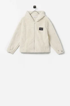Calvin Klein Sweatshirt Teddy Stack Logo Zip Flash Sale