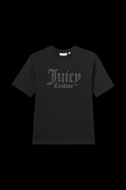 Juicy Couture Topp Diamante Boyfriend Tee New